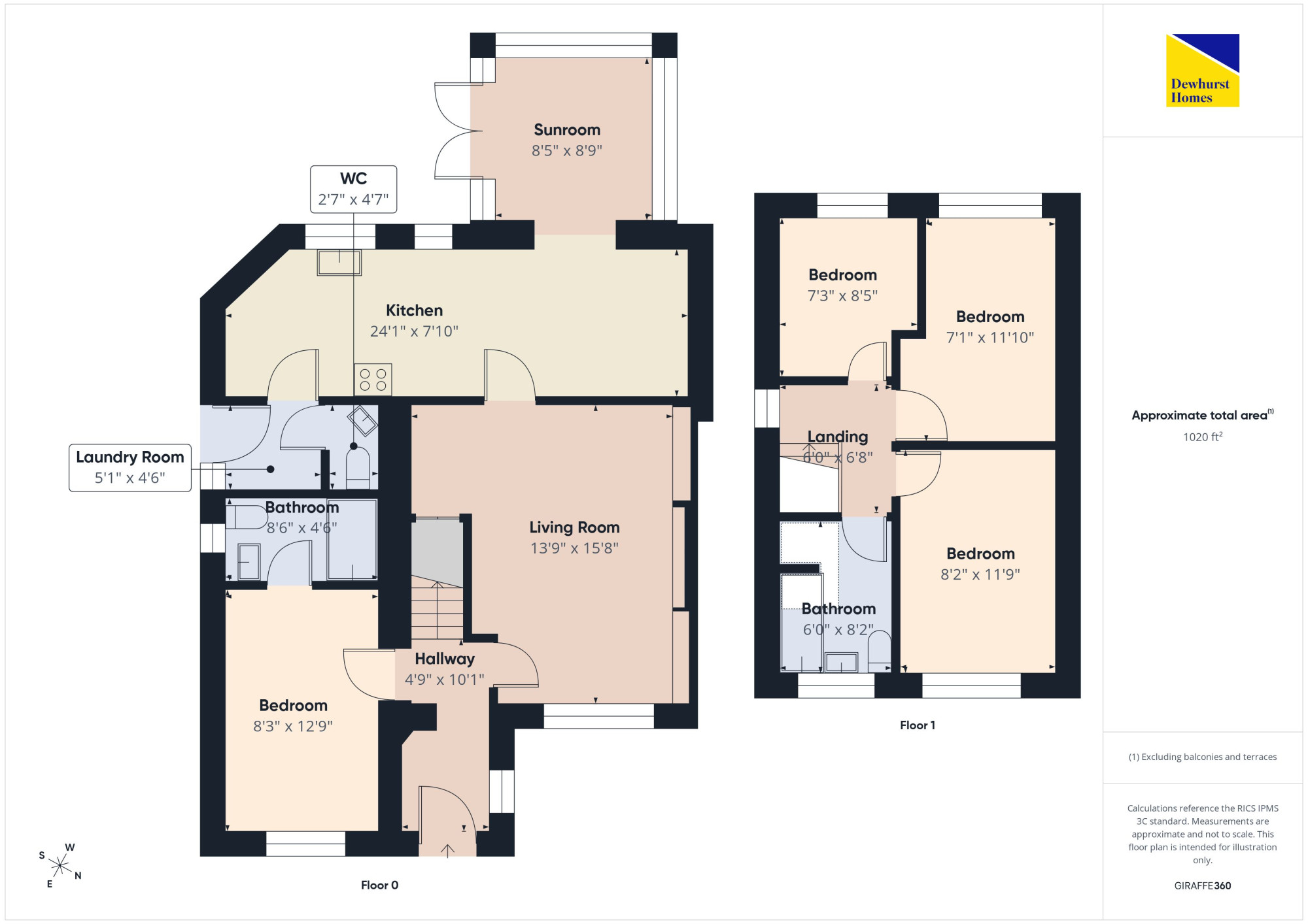 28, Bridge Way, Preston floorplan