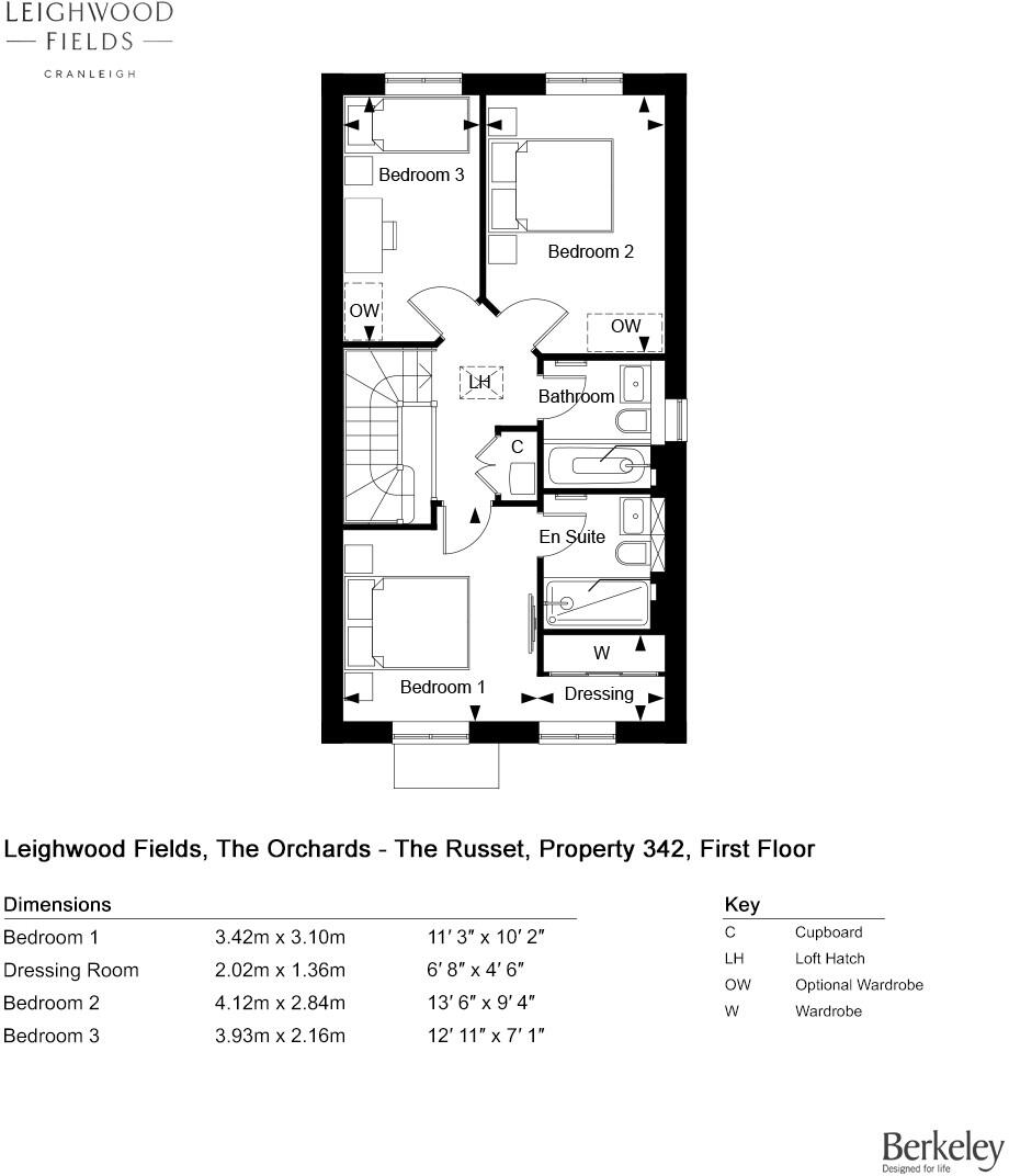 Leighwood Fields, Leighwood Fields, Surrey Hills, Lorimer Avenue, Cranleigh floorplan