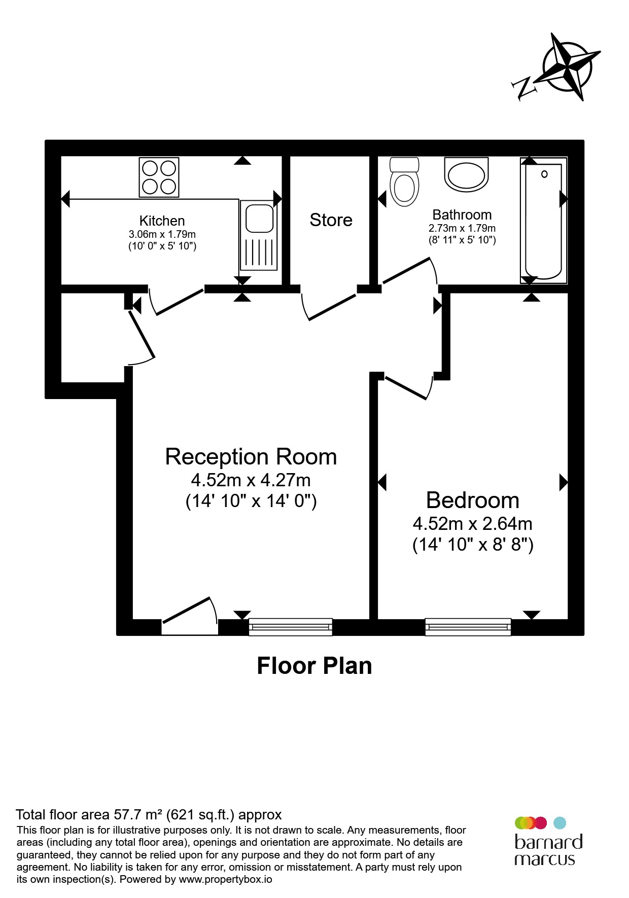 10, Haynes Close, London floorplan