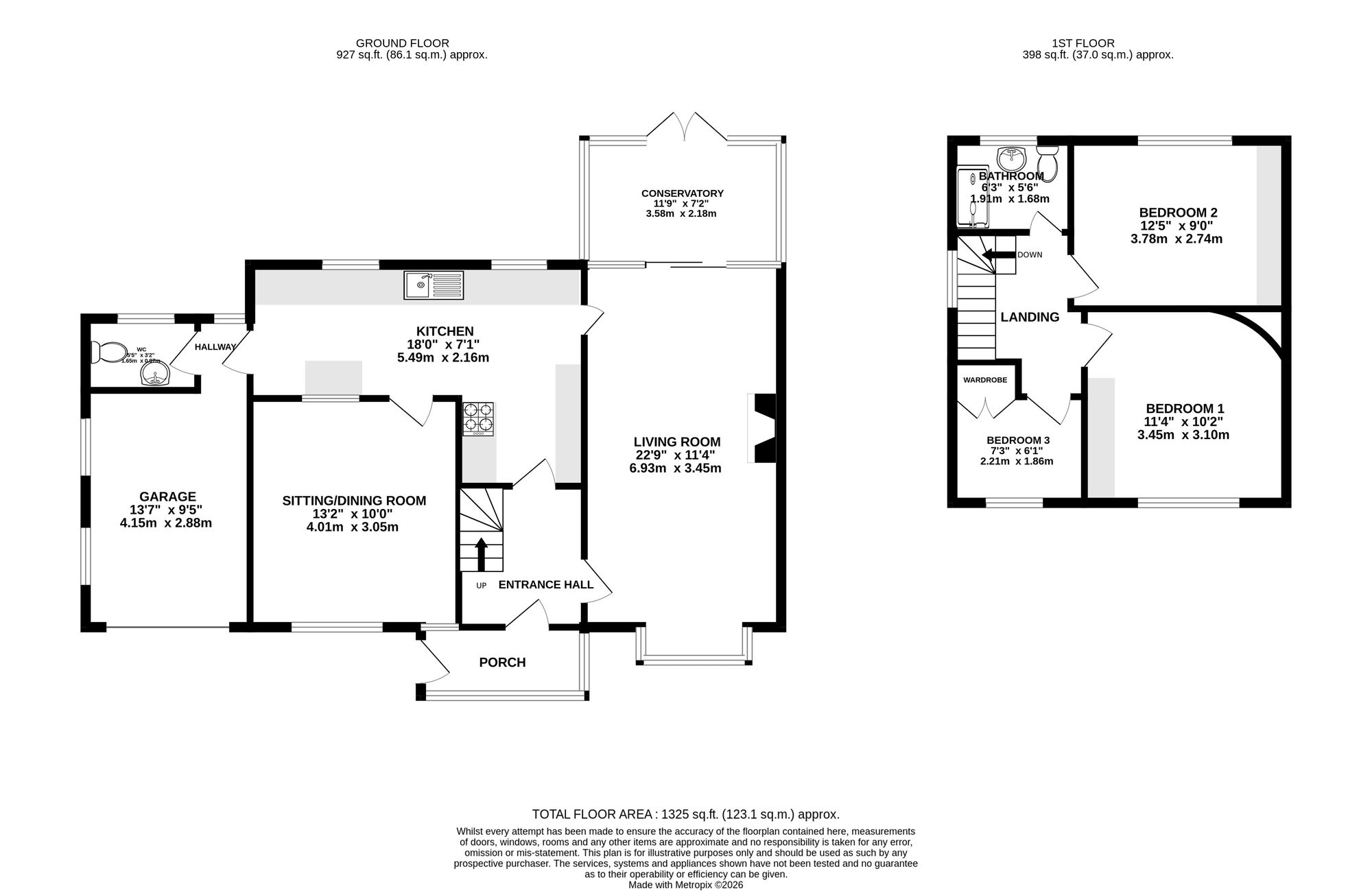 8 Sylvan Avenue, Wilmslow floorplan