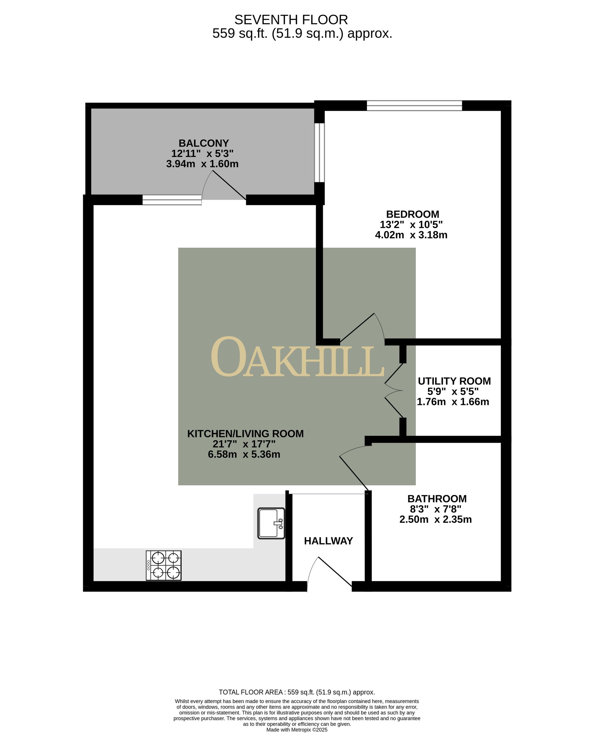 Flat 51, Barratt House, Hounslow floorplan