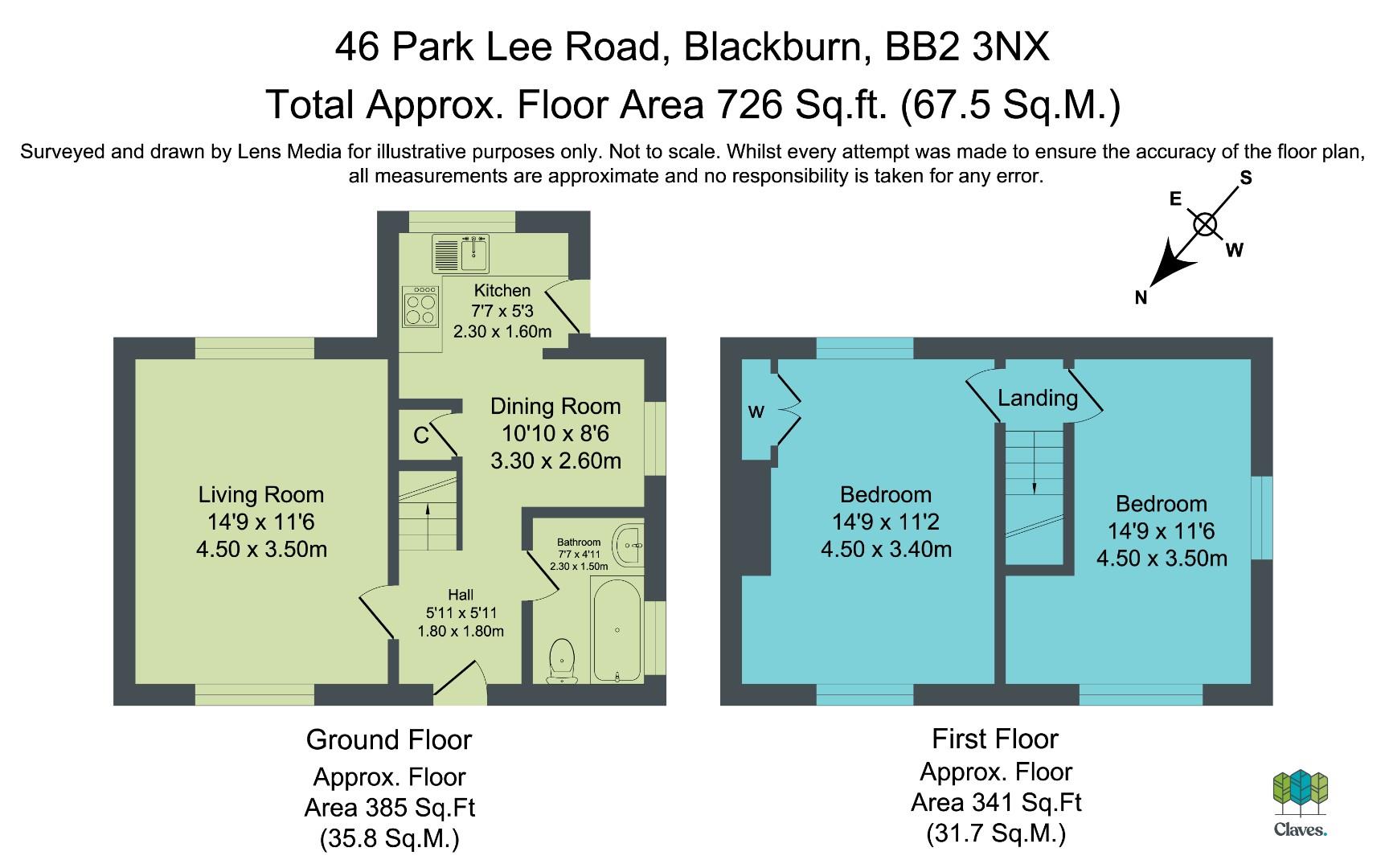 Park Lee Road, Blackburn floorplan