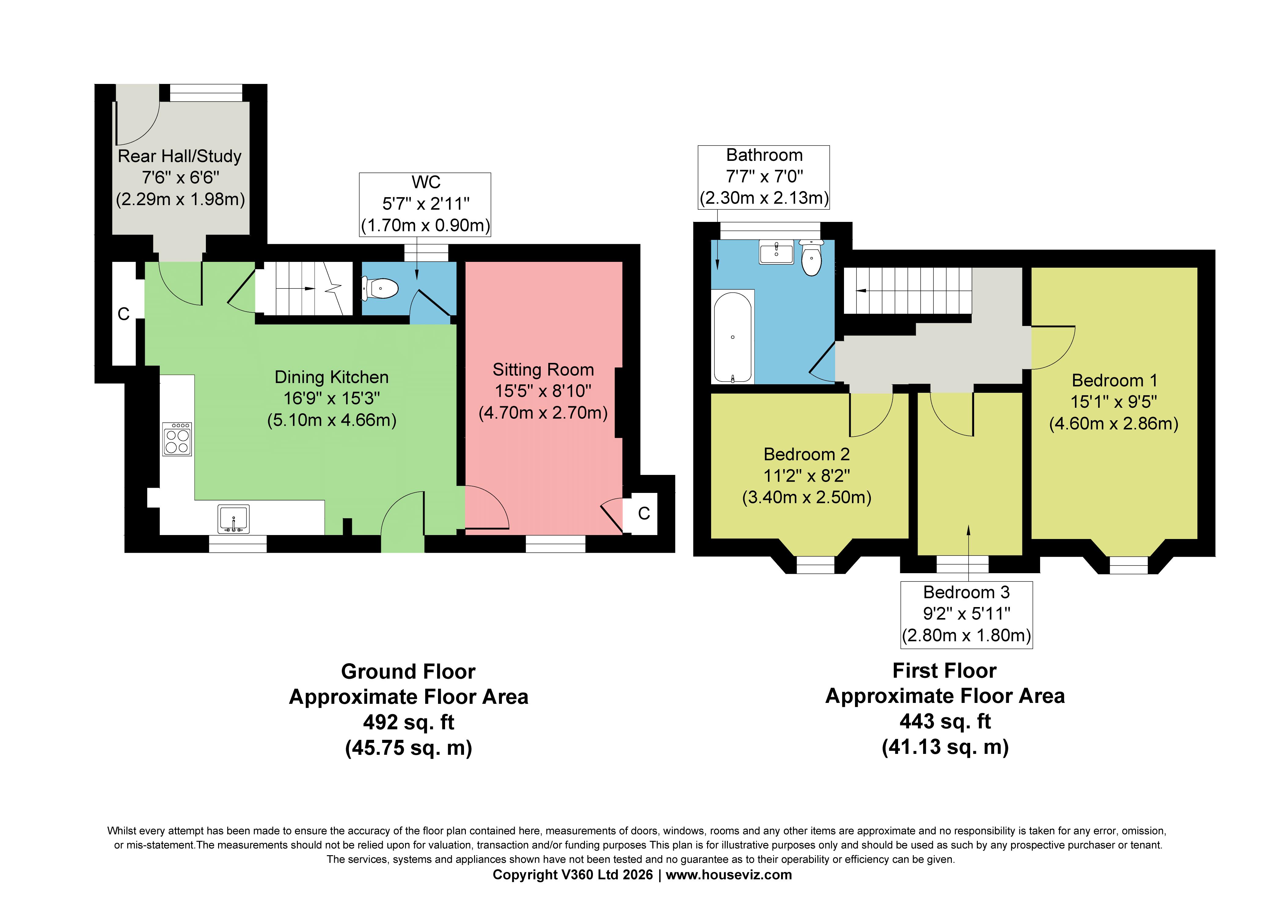 Hemdin Cottage, Maltongate, Pickering floorplan