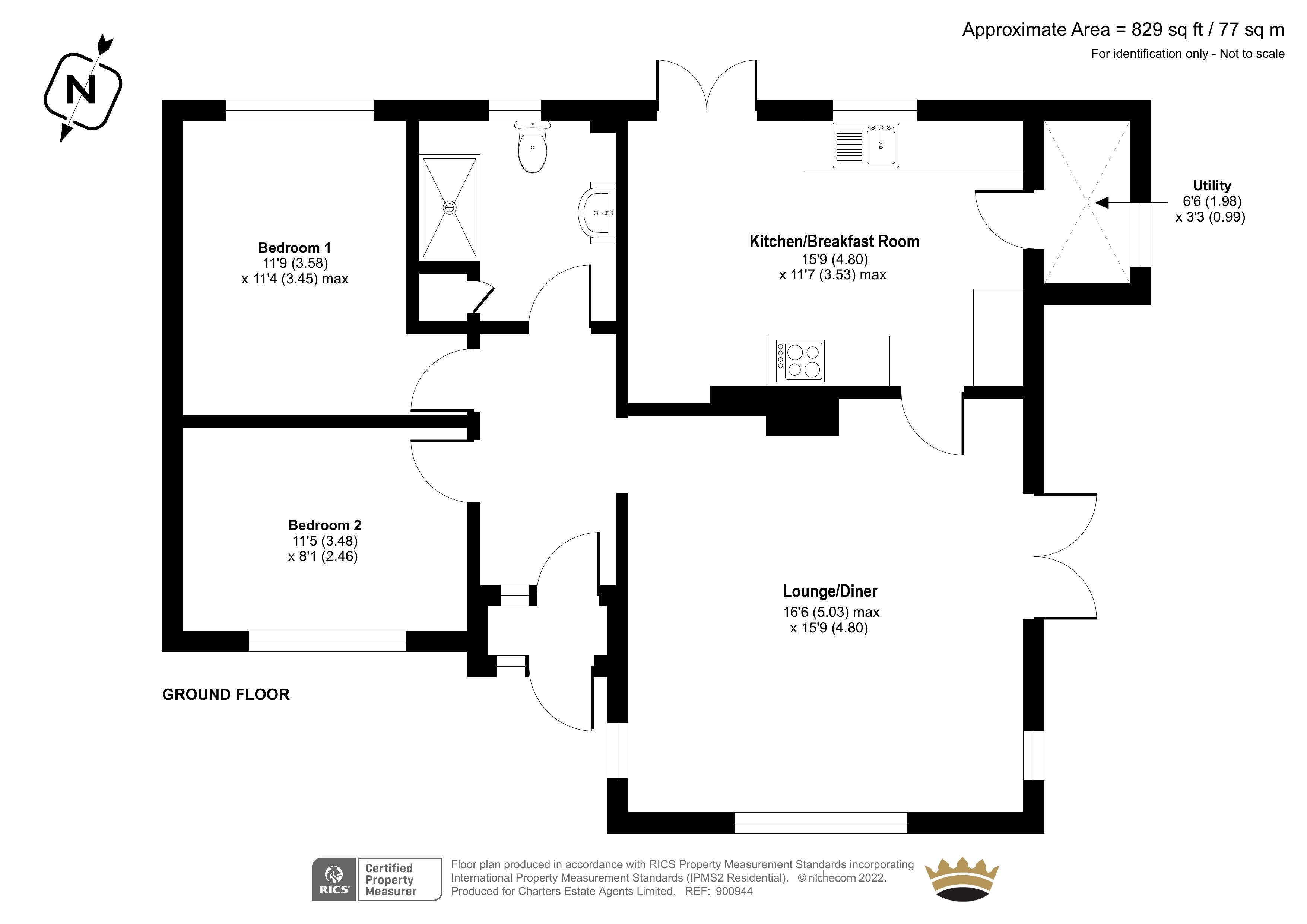 5A, Folly Field, Southampton floorplan