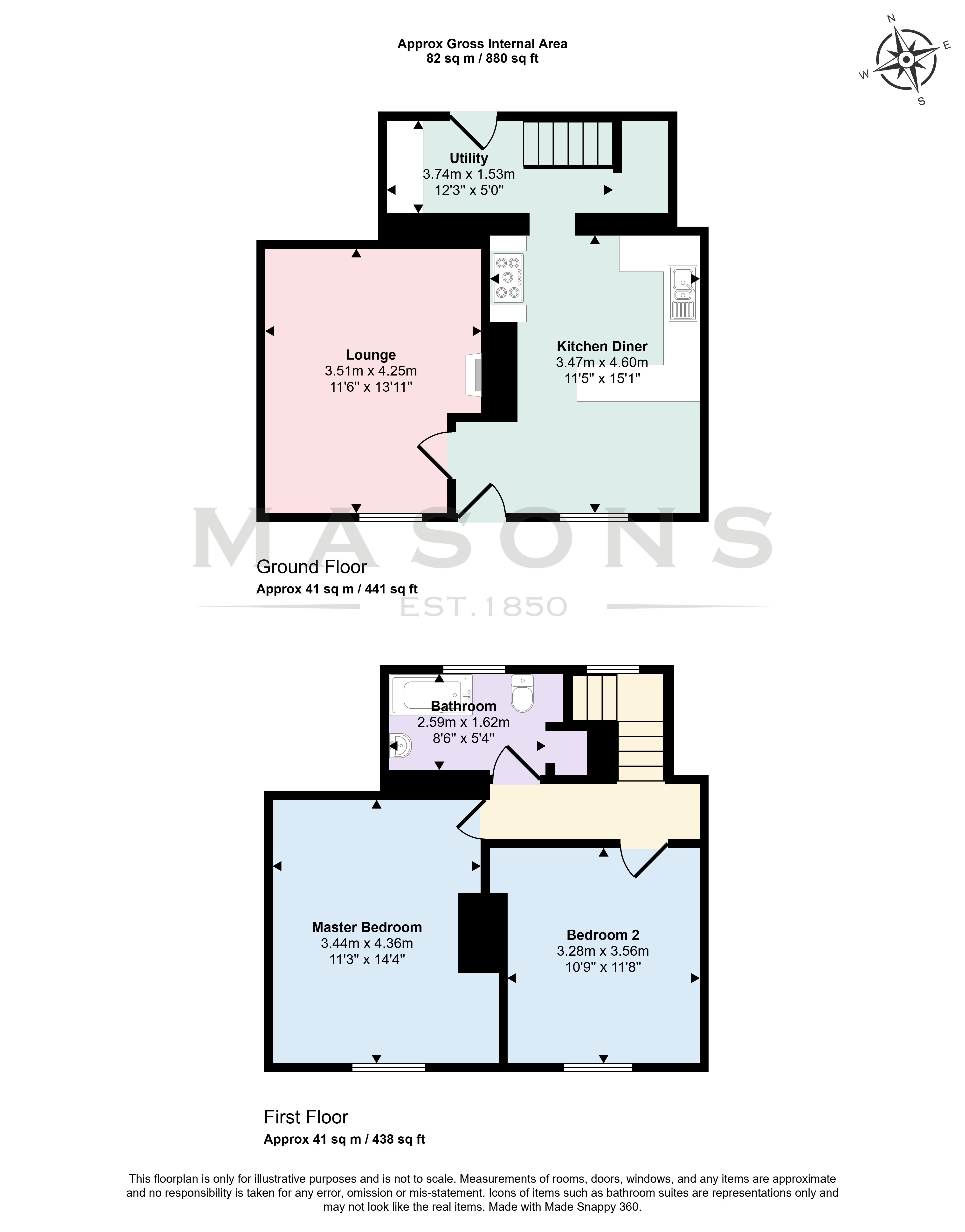 The Coach House, Calceby Corner, Alford floorplan