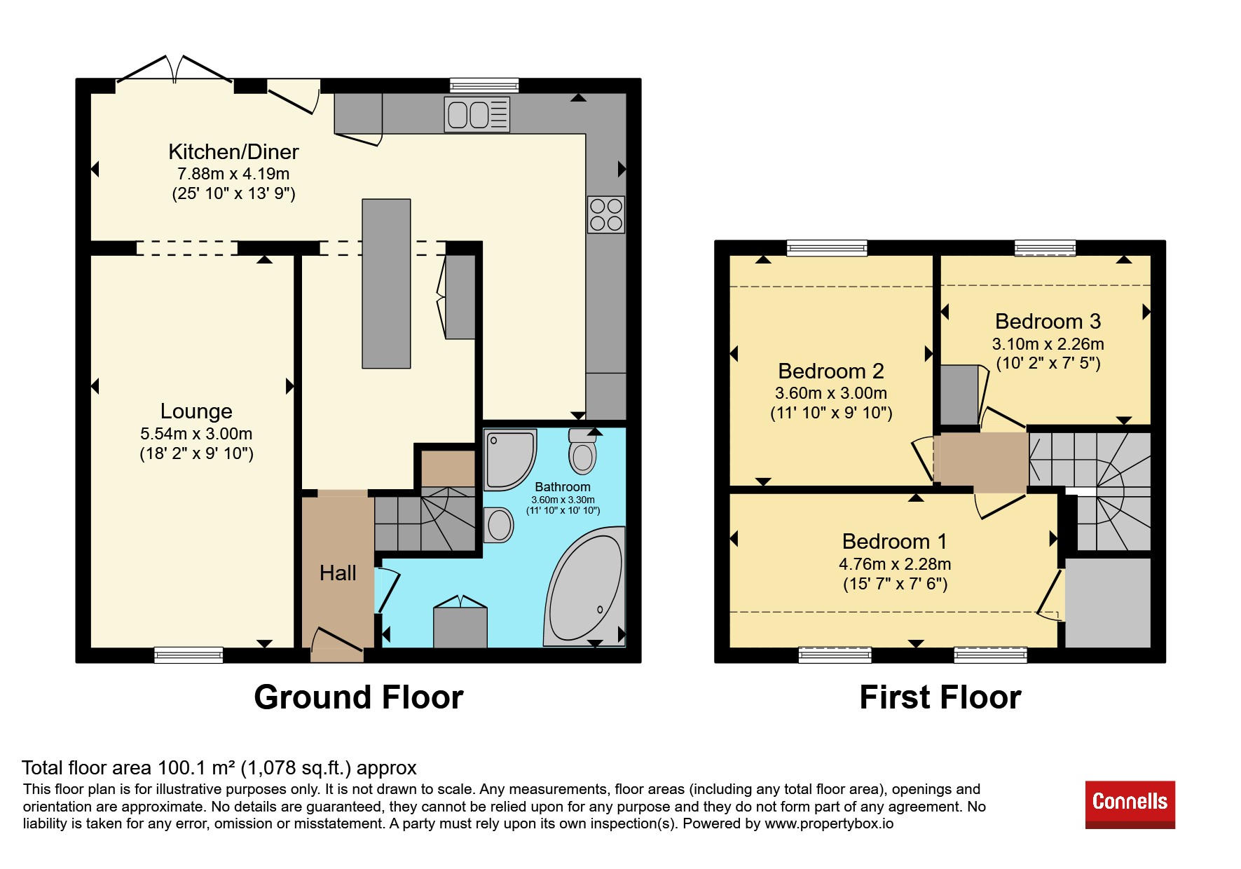 2, Ollis Close, Corby floorplan