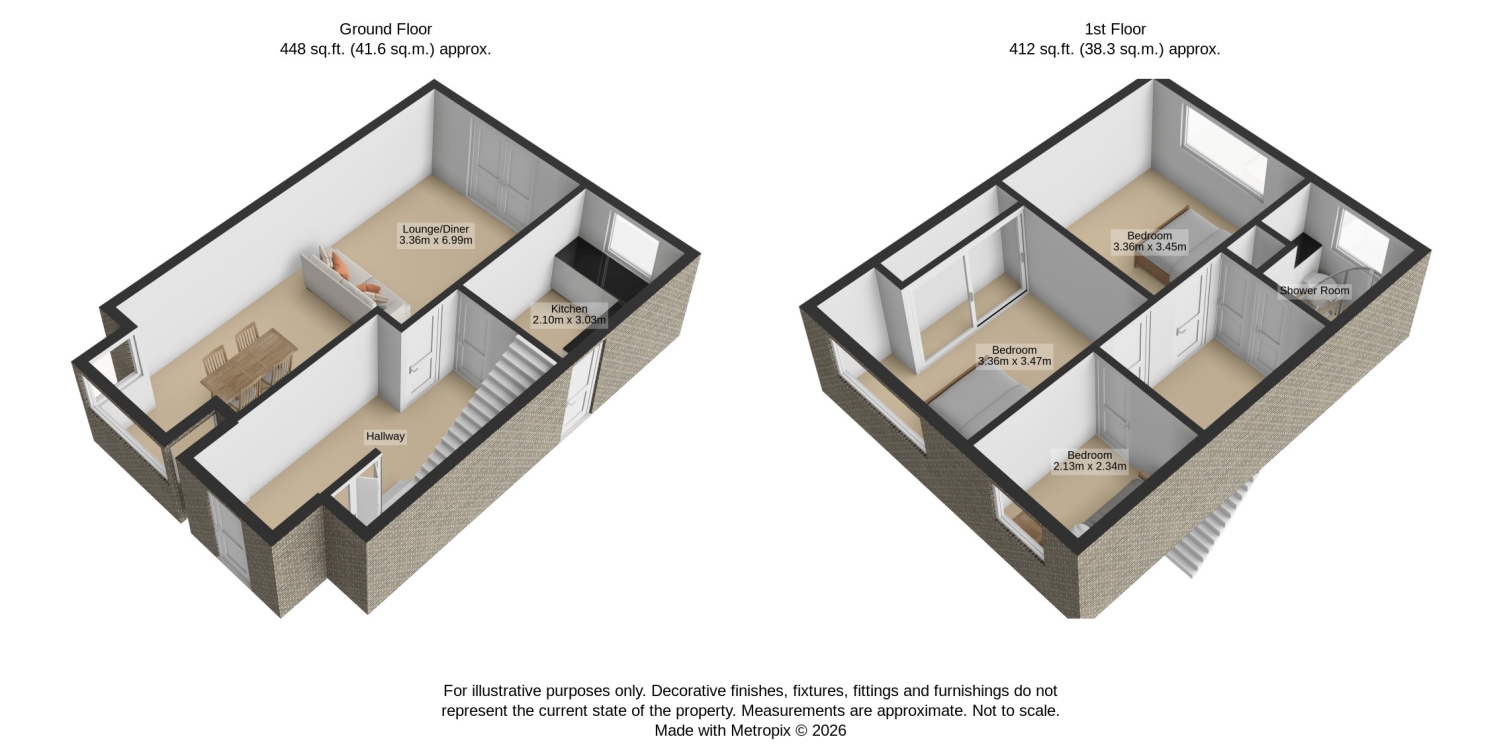 25, Lancaster Road, Stafford floorplan