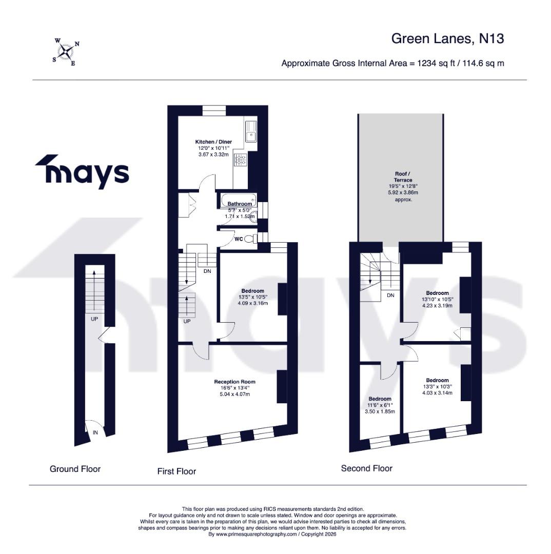 159A, Green Lanes, London floorplan