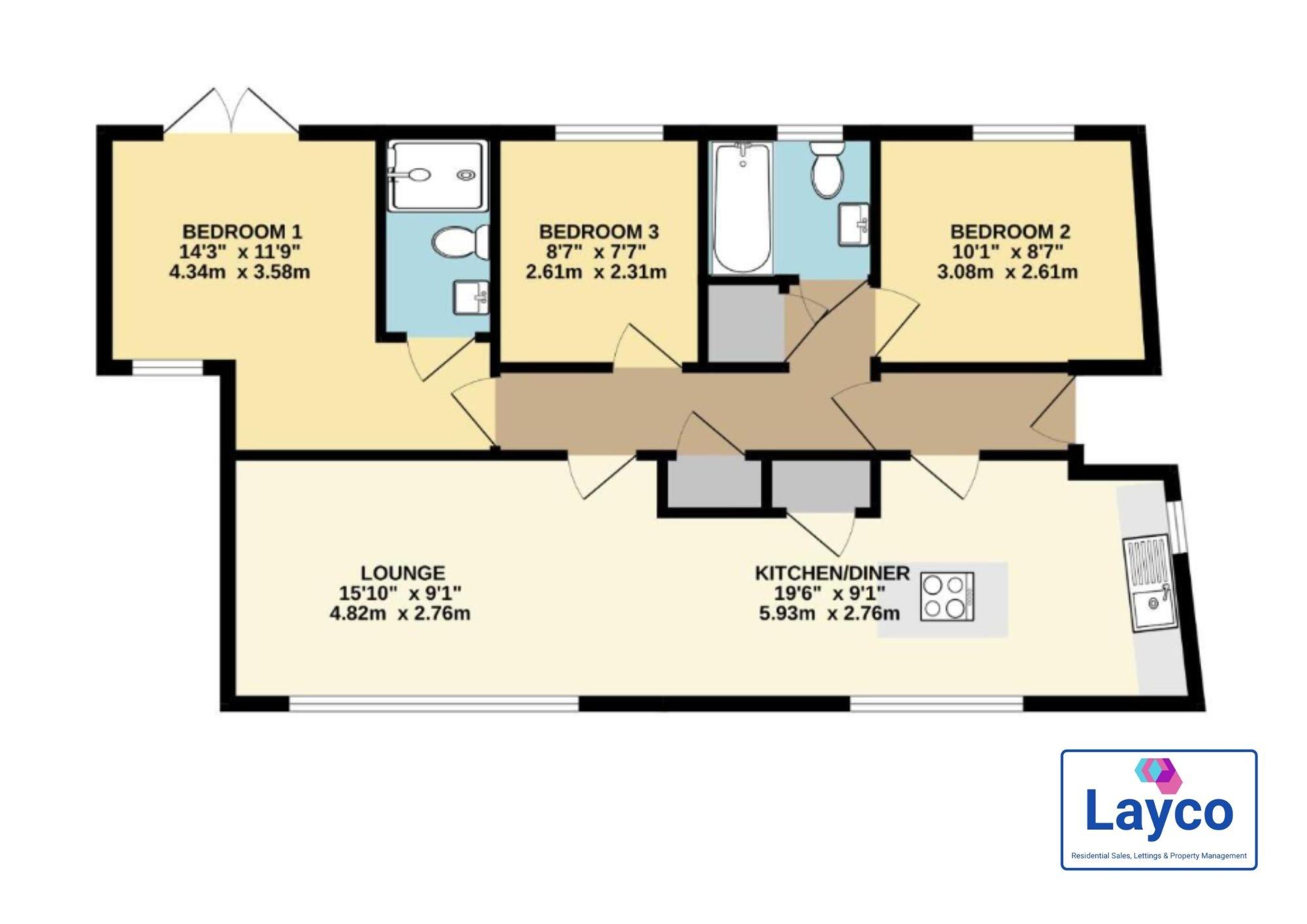 5b, The Rye, Eaton Bray floorplan