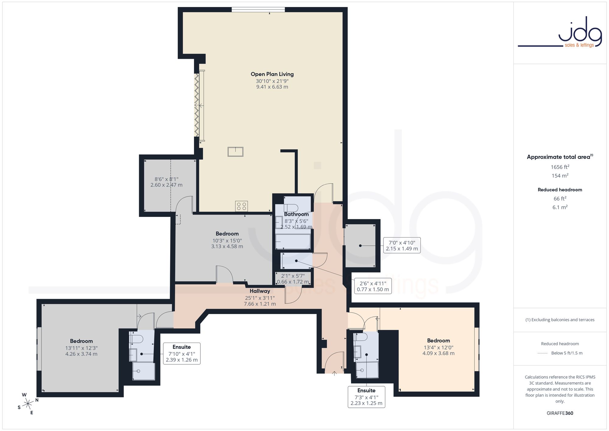 303 South Wing, Lancaster floorplan