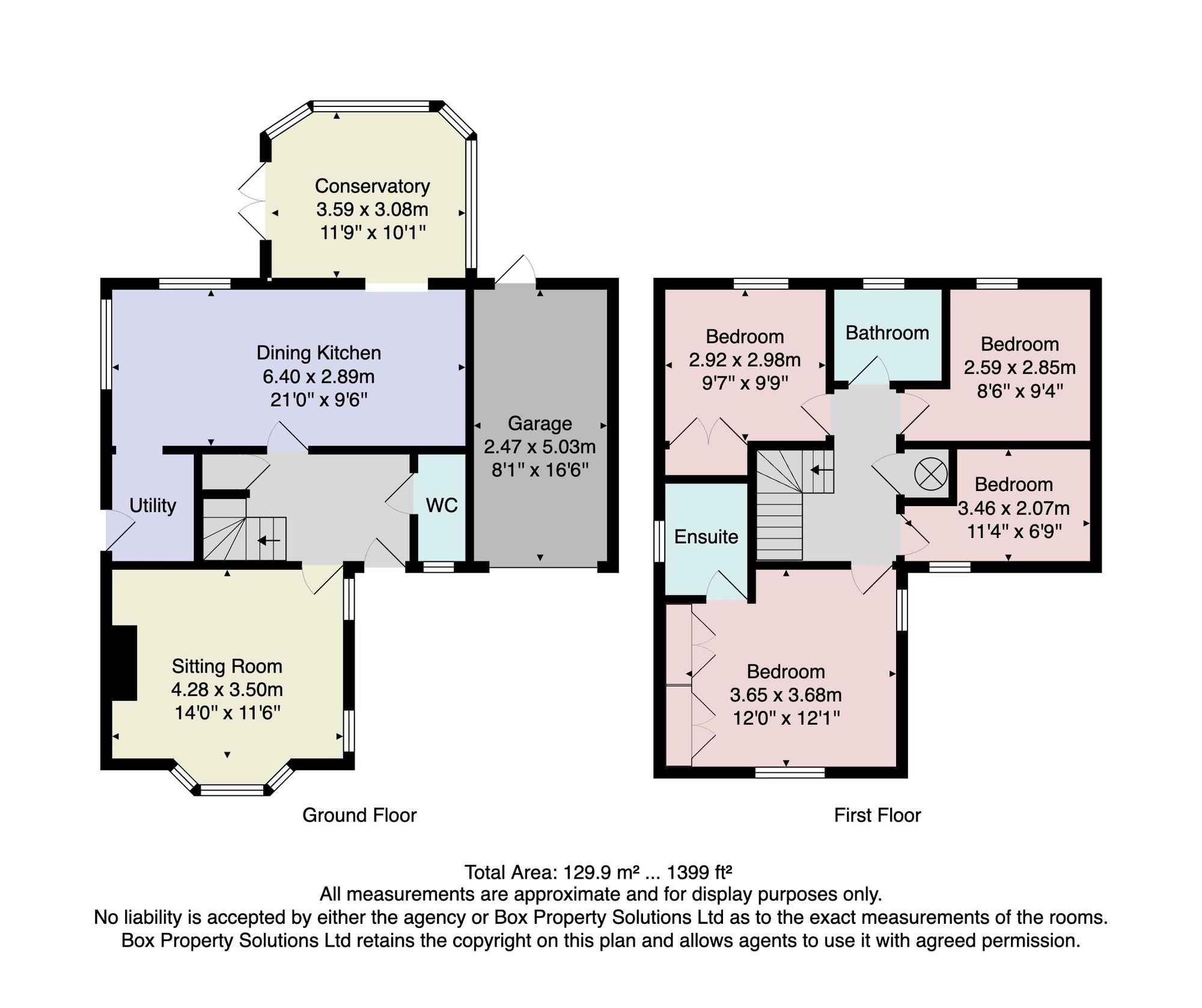 15 Youngs Drive, Harrogate floorplan