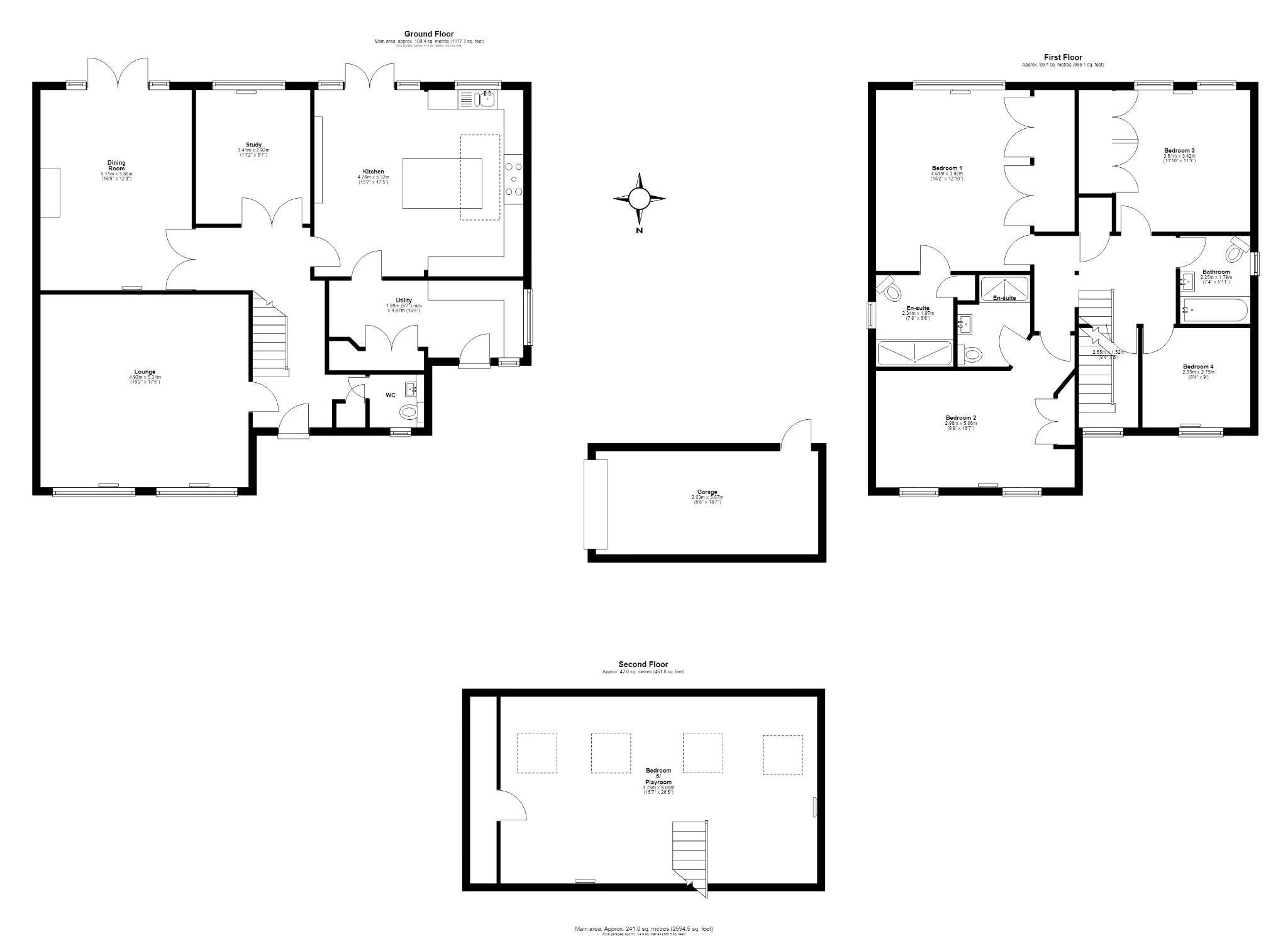 38 Ridgewood Drive, Frimley, Surrey floorplan