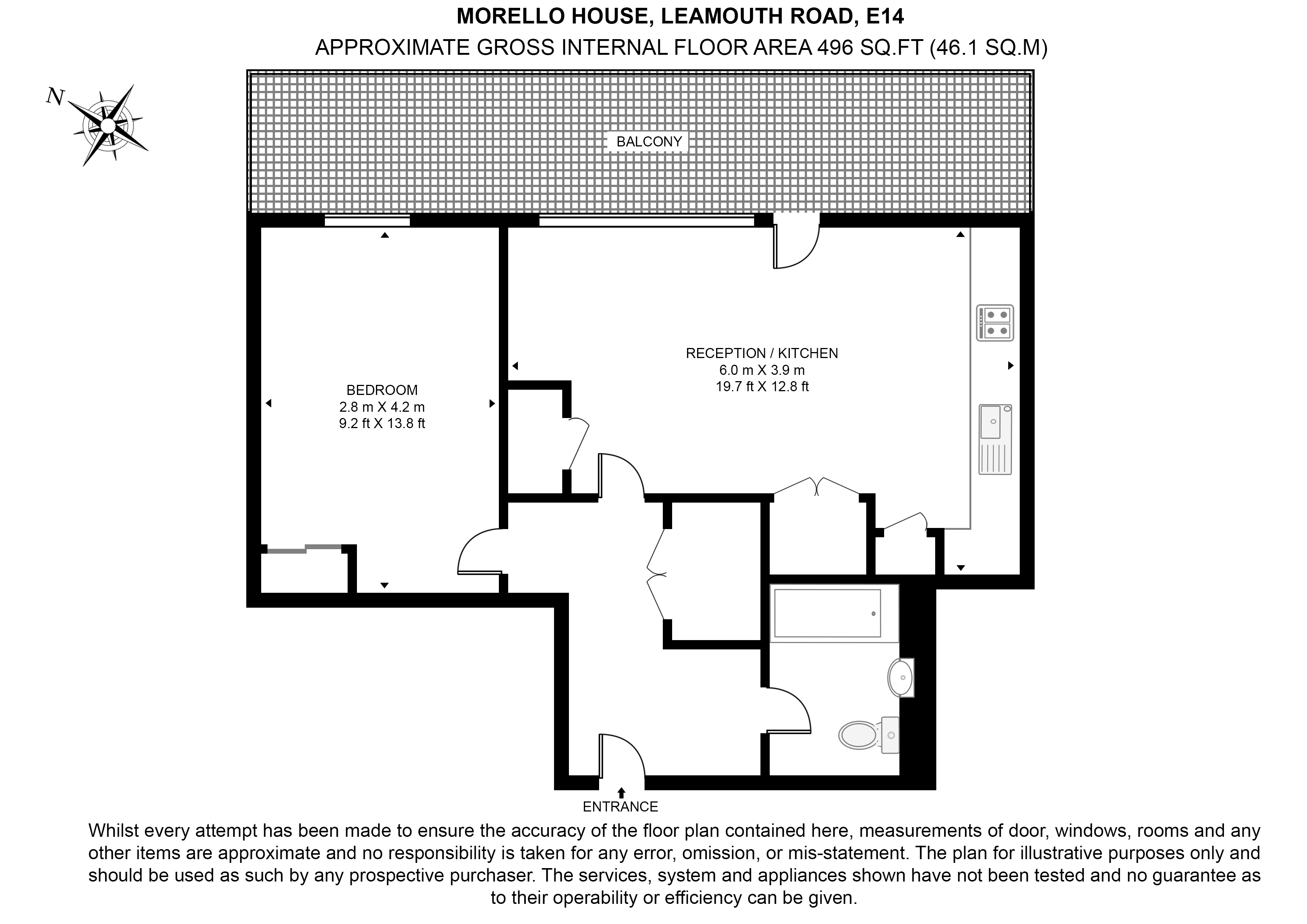 Flat 1103,, Morello House, Orchard Wharf, Poplar floorplan