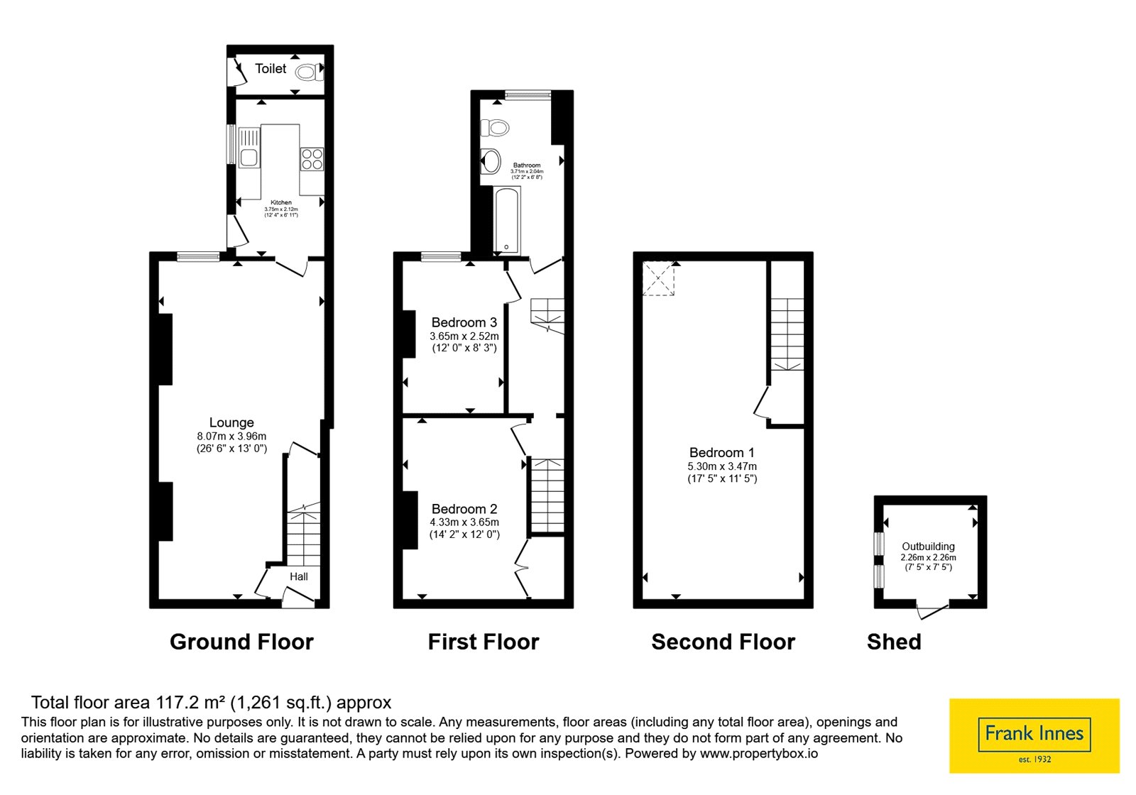 61, Melbourne Street, Leicestershire floorplan