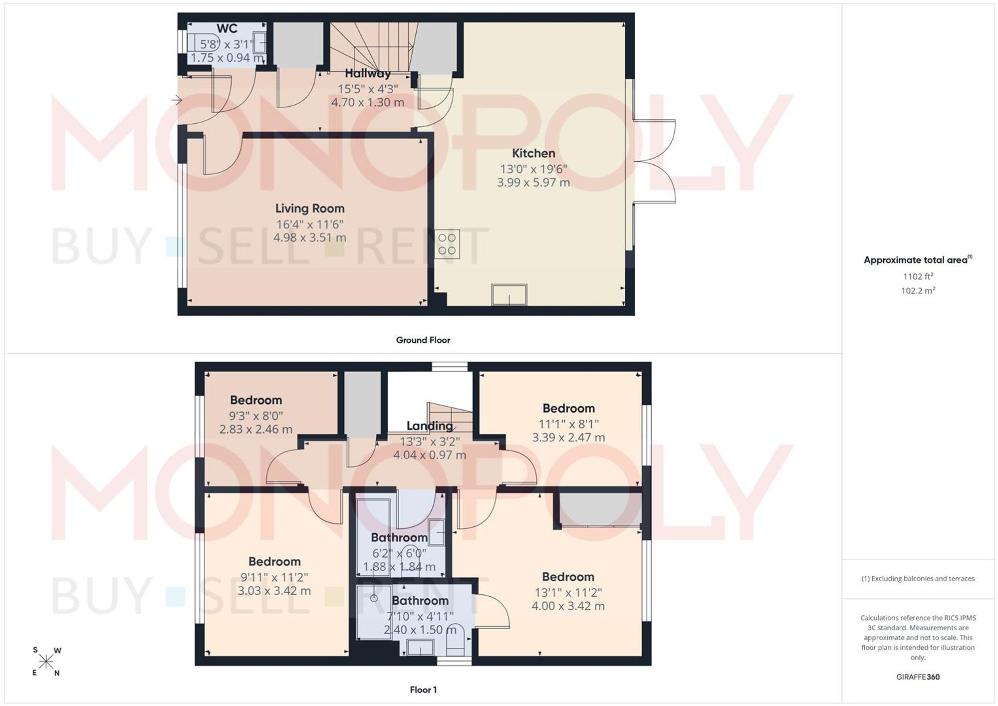 7 Garston Fields, Wrexham floorplan