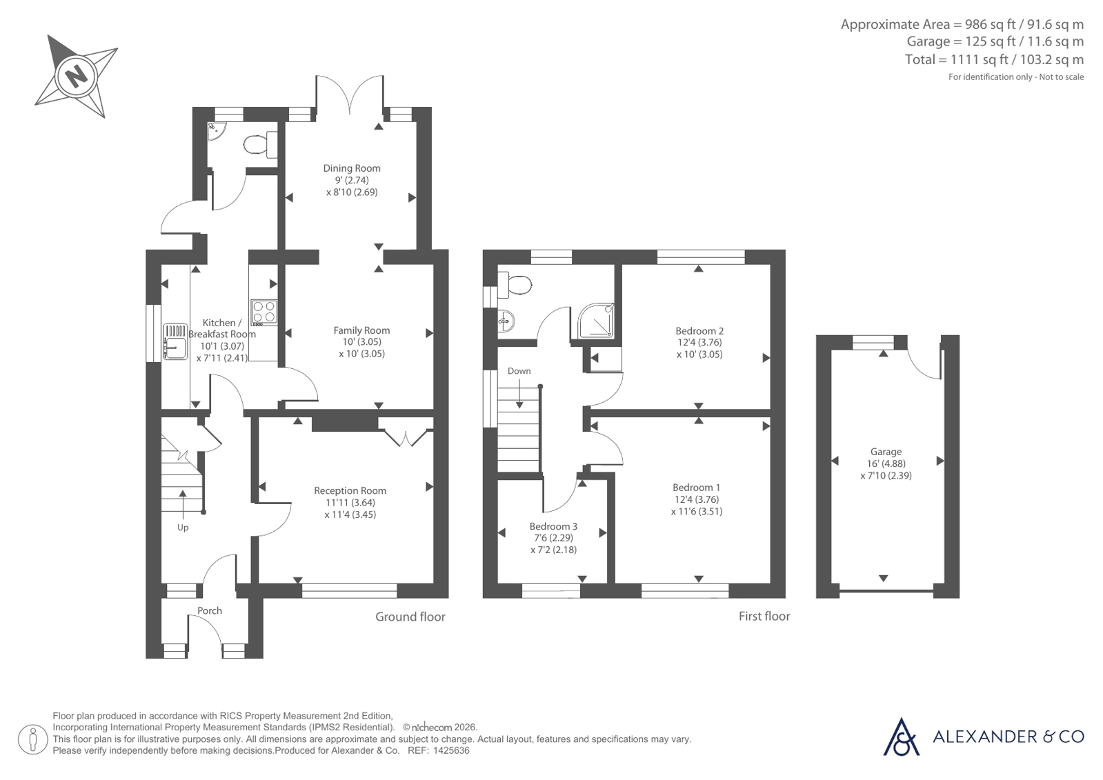 109, Narbeth Drive, Buckinghamshire floorplan