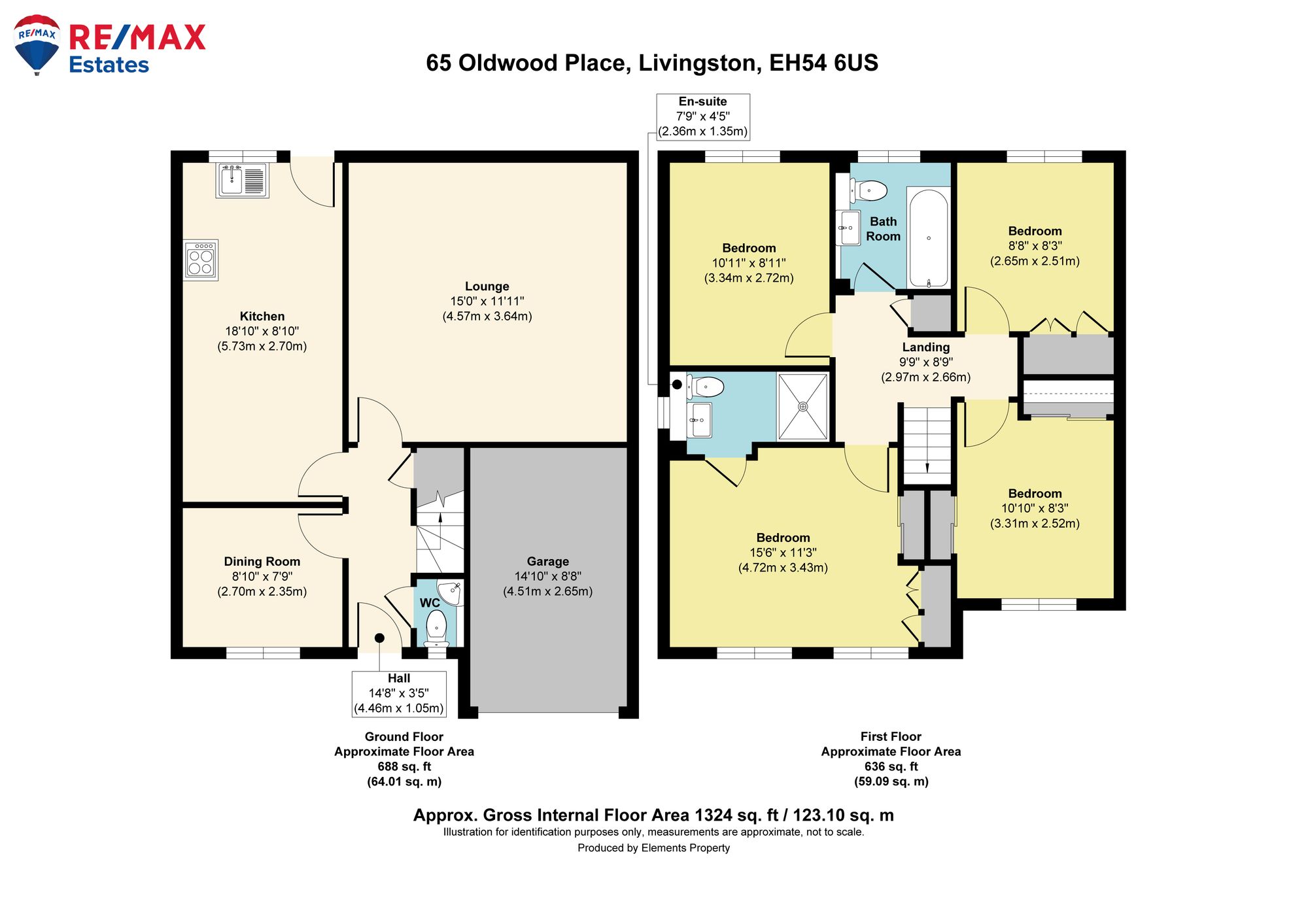 65 Oldwood Place, Livingston floorplan