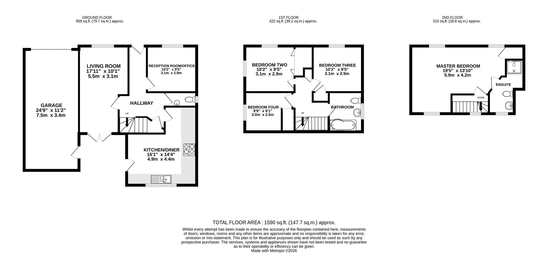 9, Roundhayes Close, Dorset floorplan
