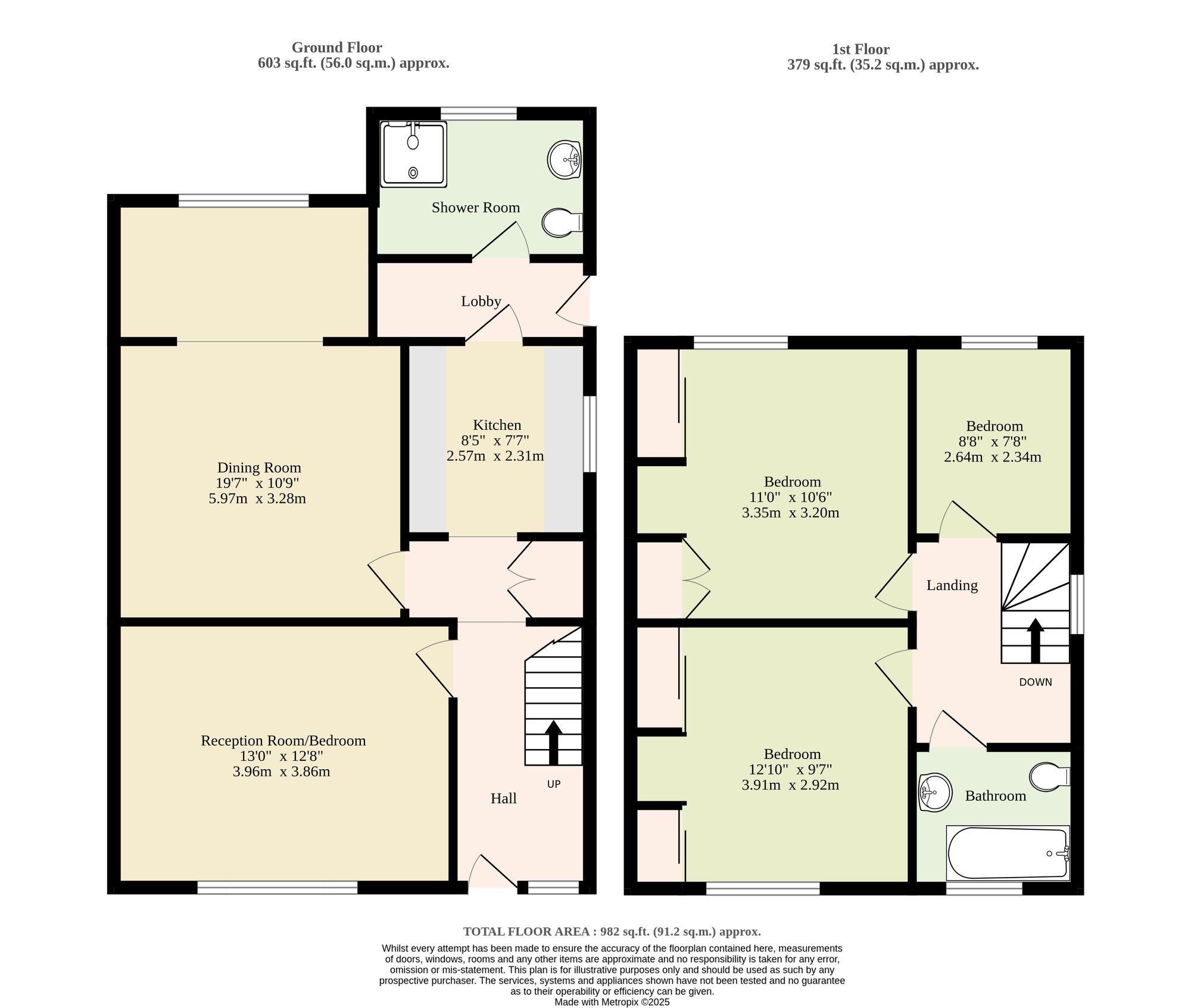 517 Earlham Road, Norwich floorplan