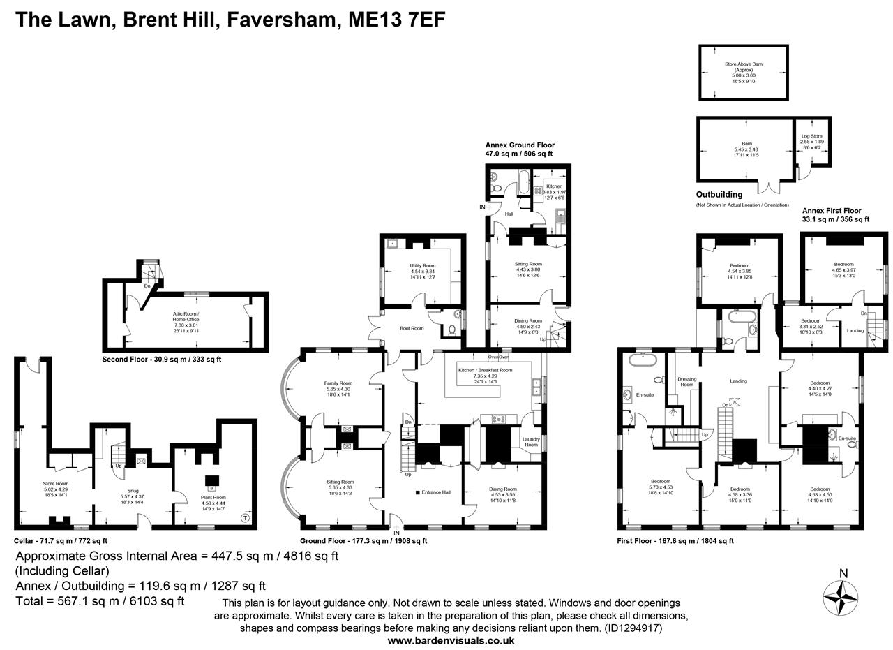 The Lawn, Faversham floorplan