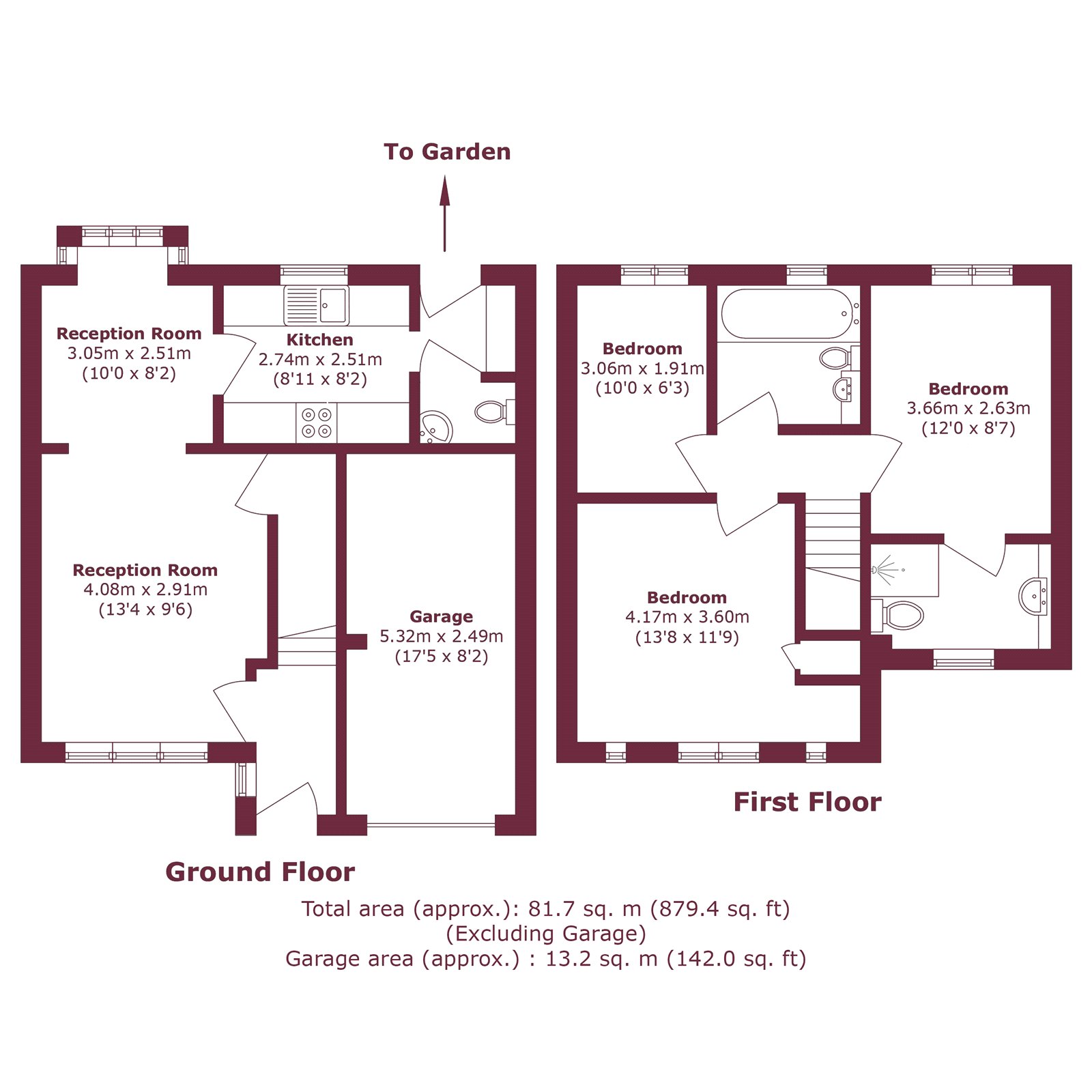 *, 4, Payne Close, Barking floorplan