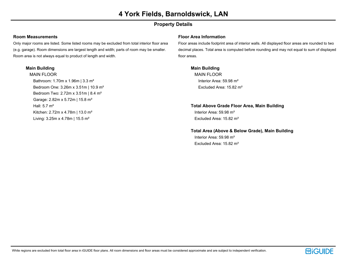 4, York Fields, Lancashire floorplan
