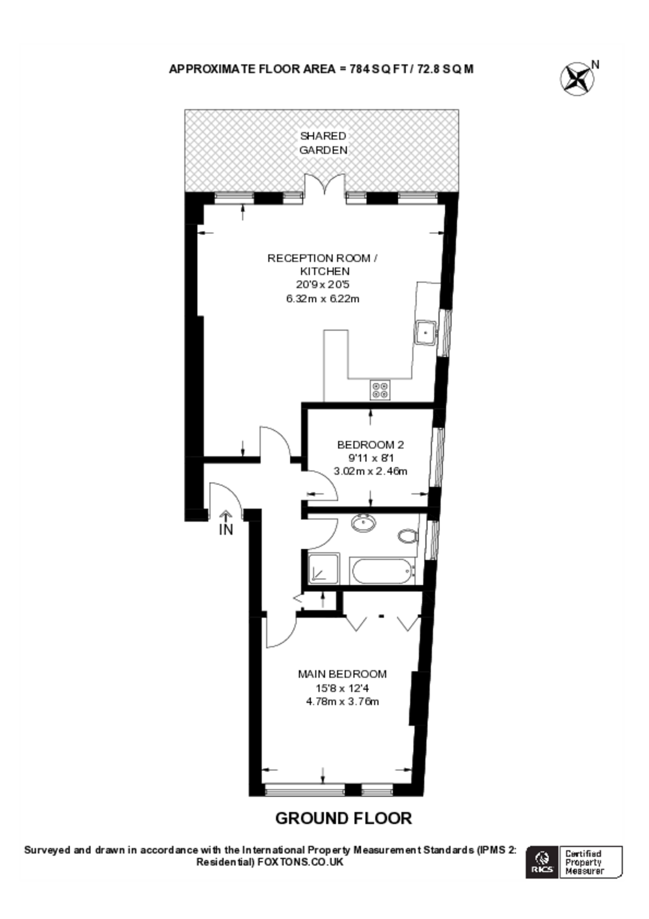 Castelnau, Barnes floorplan