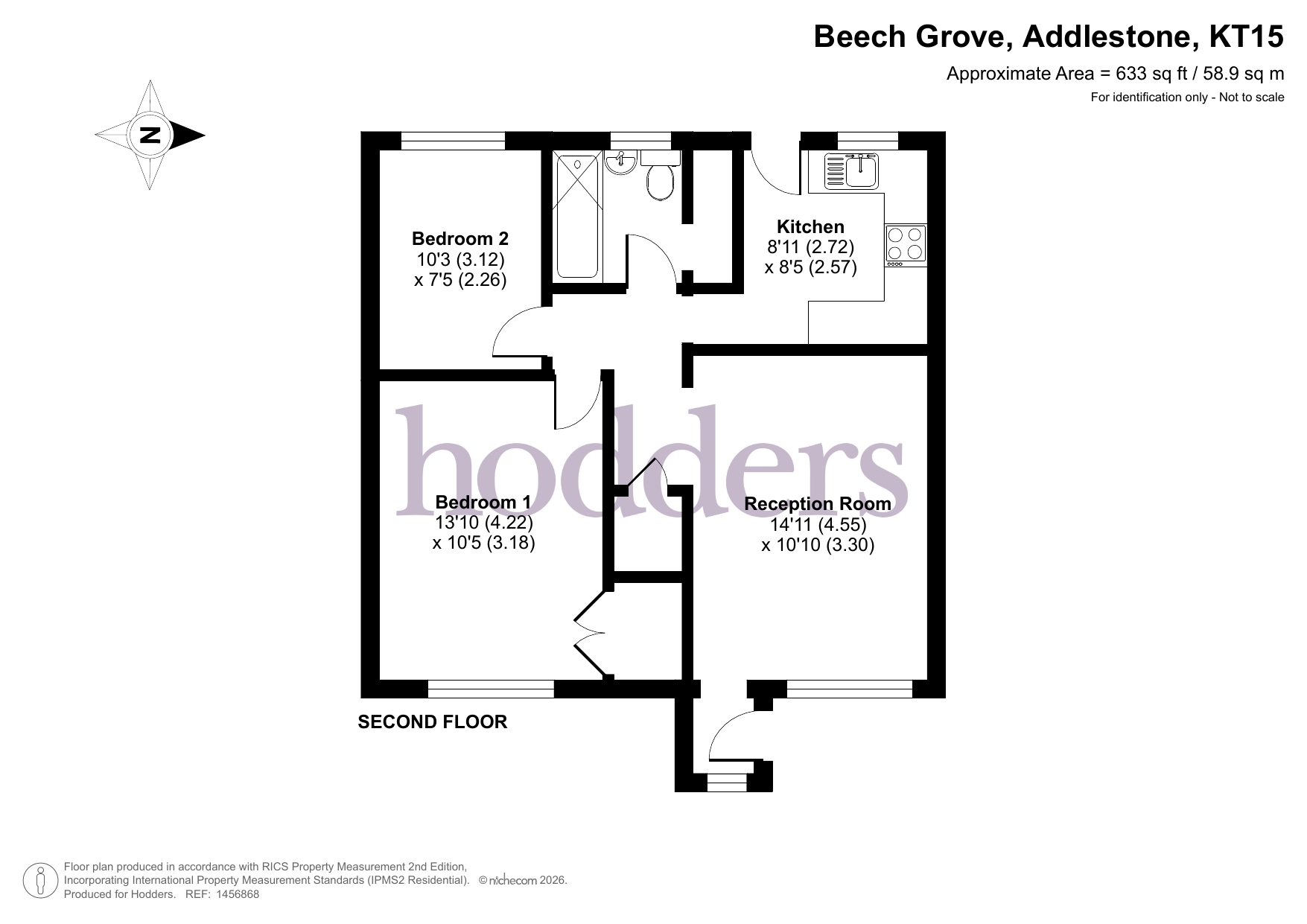 19, Beech Grove, Addlestone floorplan