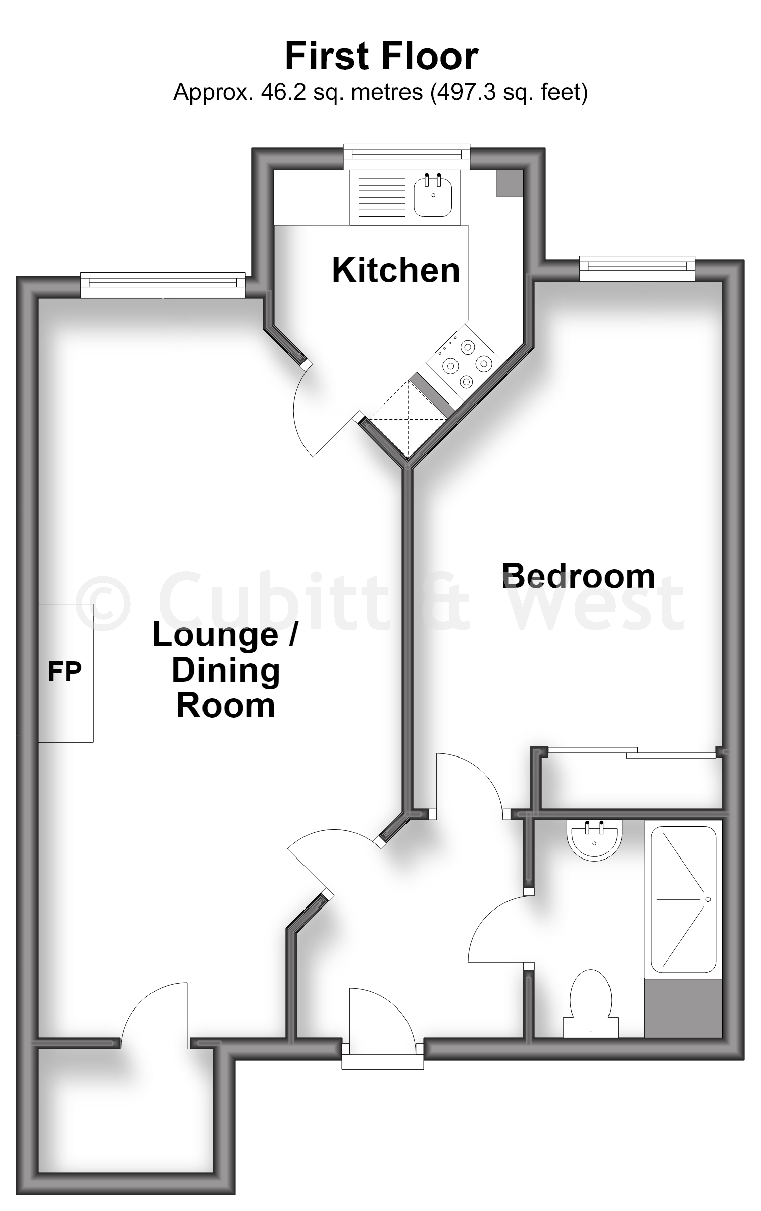 Morgan Court, Station Road, Petworth floorplan