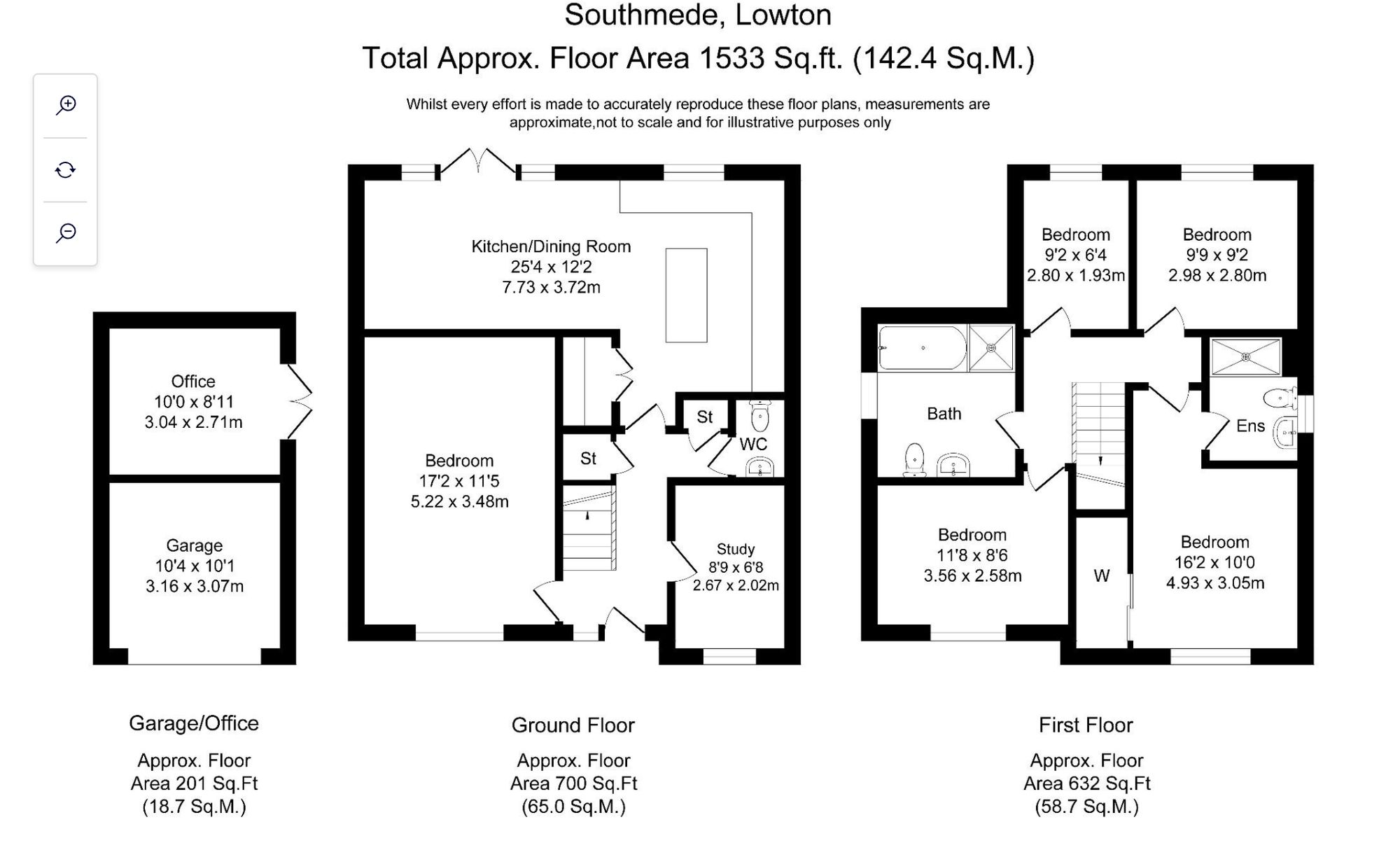 12 Southmead, Warrington floorplan
