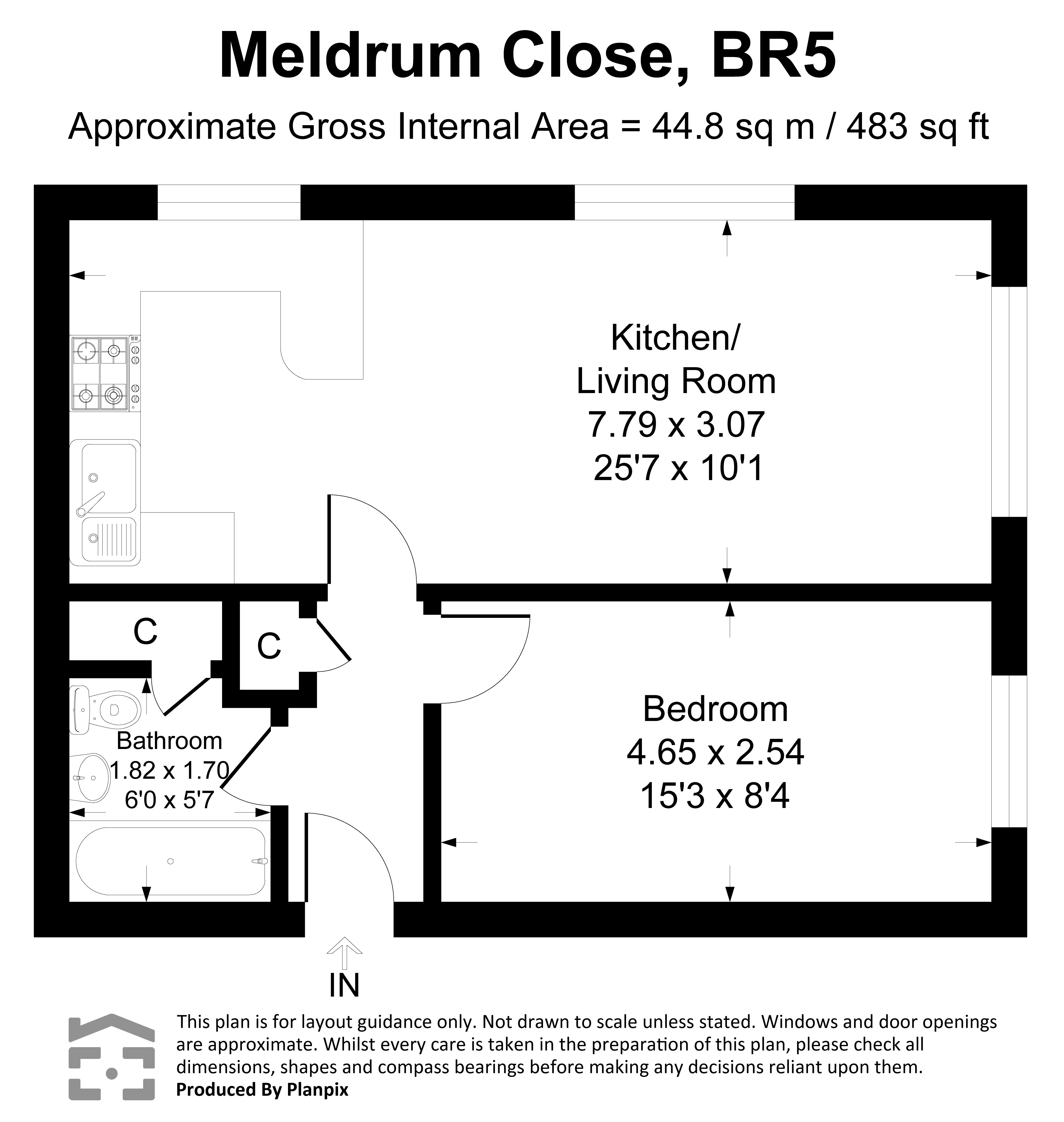 8, Meldrum Close, Orpington floorplan