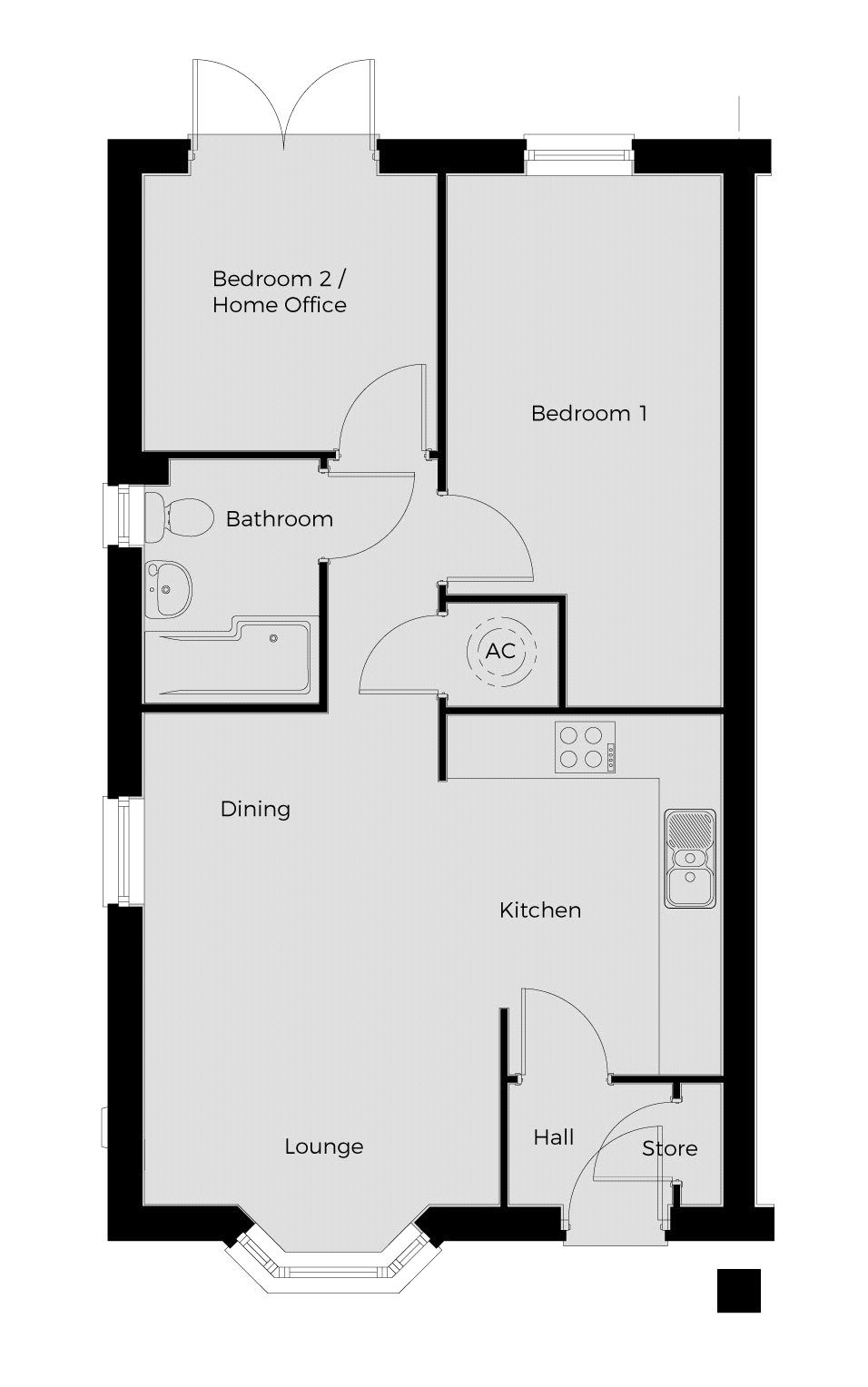 Plot 36, Underwood Gardens,, Plot 36, The Eastbourne, Underwood Gardens, Somerset floorplan