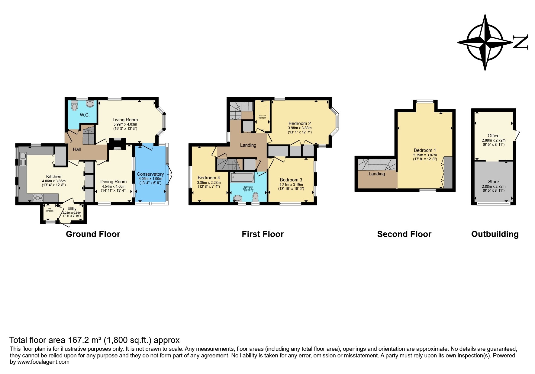 55, Attimore Road, Welwyn Garden City floorplan
