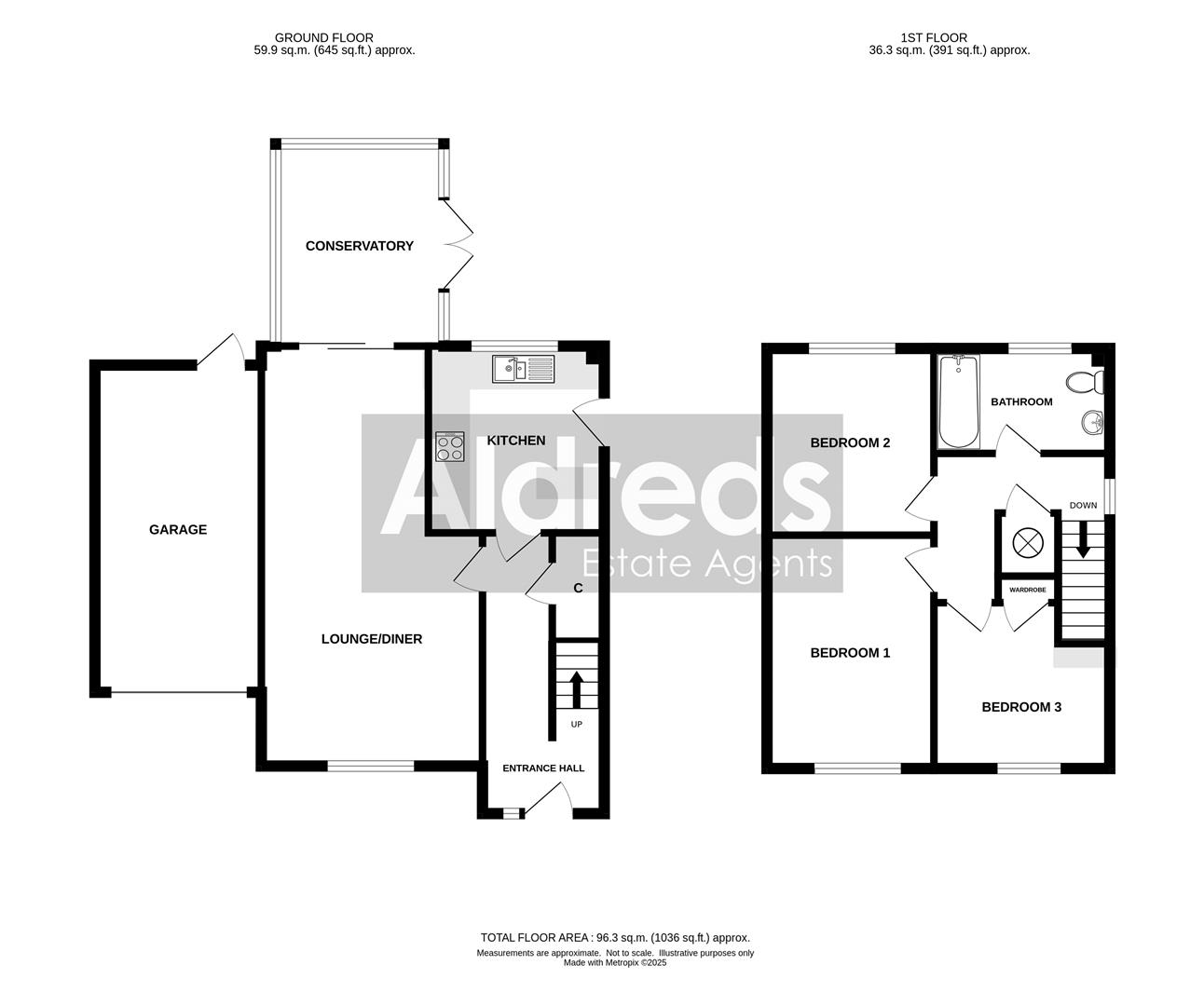 61, Potters Drive, Great Yarmouth floorplan