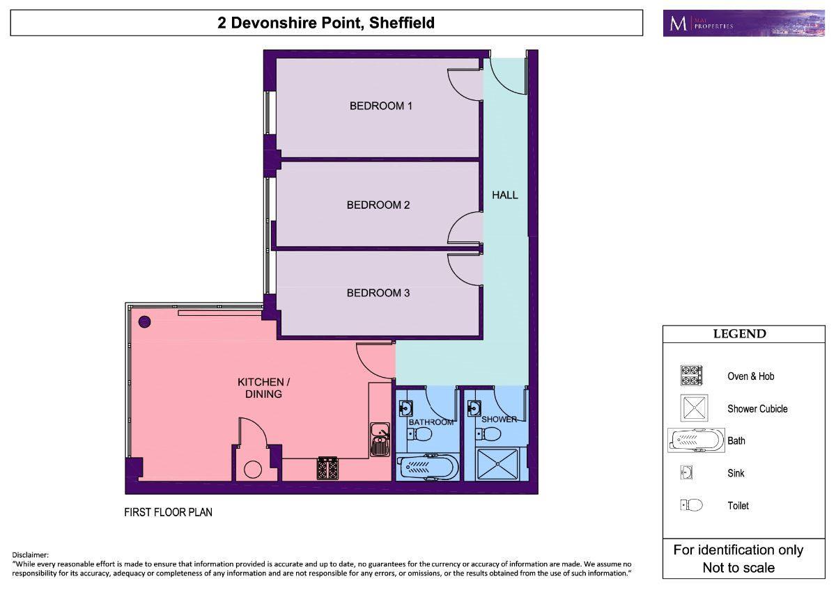 Apt 2 Devonshire Point, Sheffield floorplan