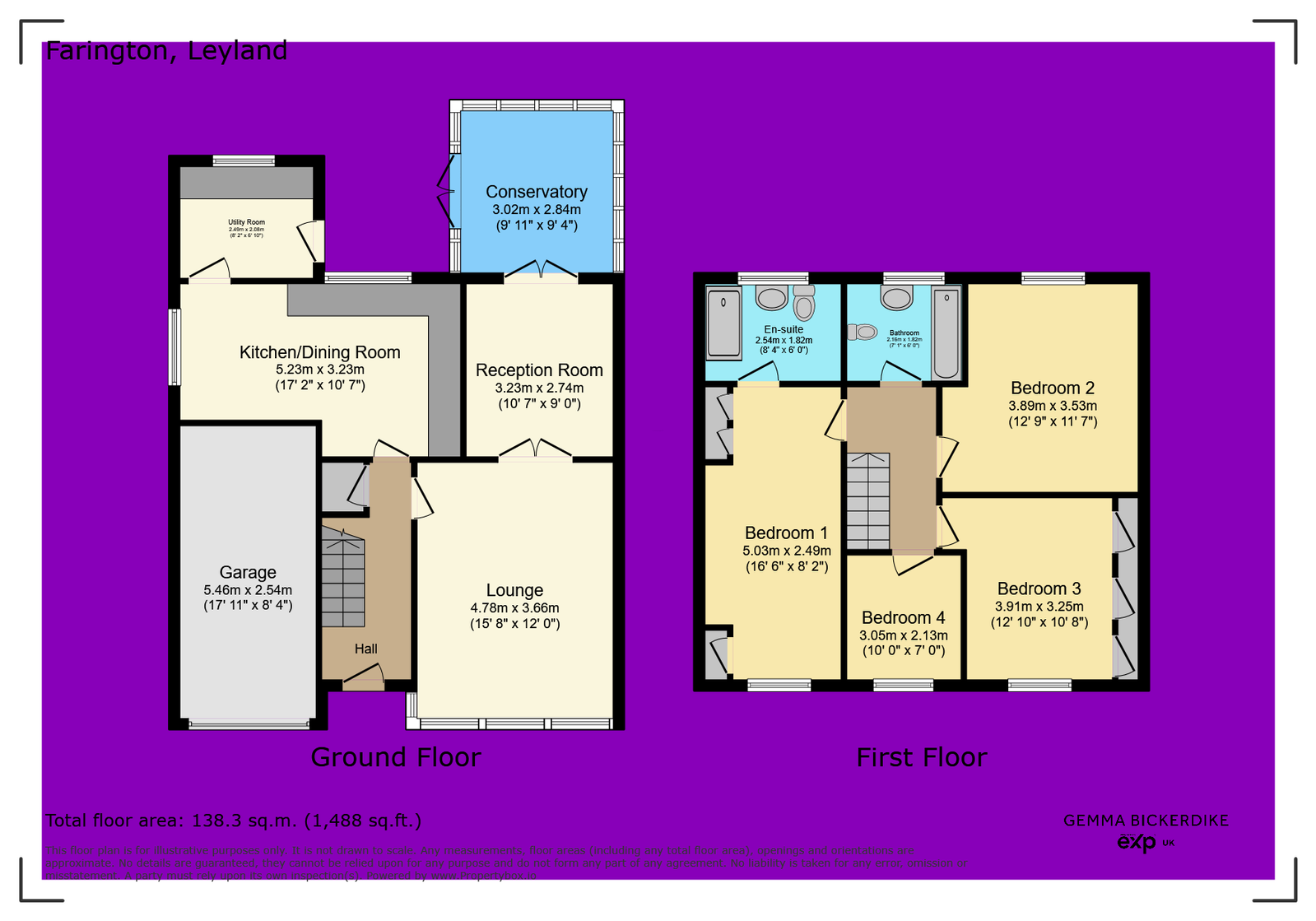206, Bristol Avenue, Leyland floorplan