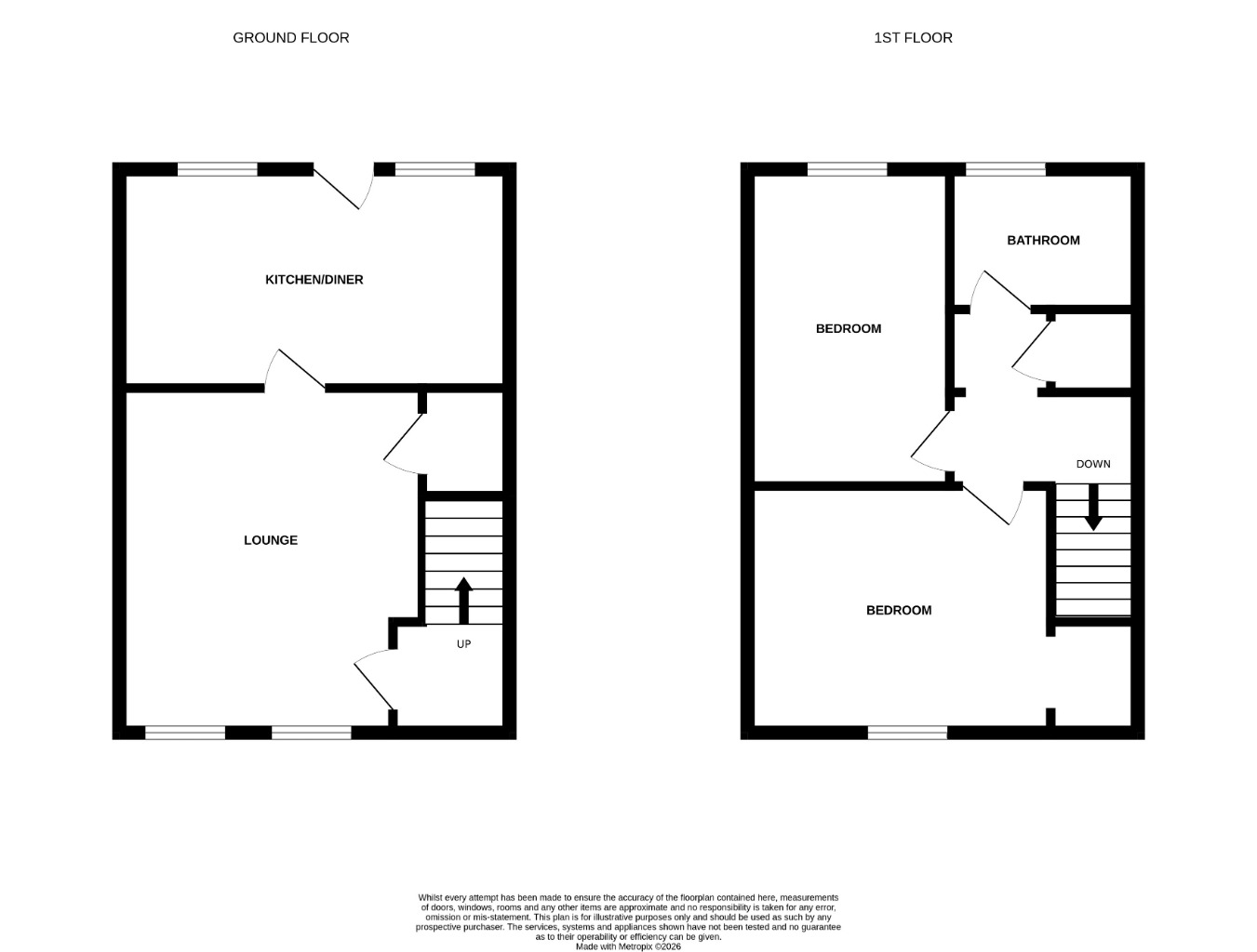 53, Kings Crescent, Rosyth floorplan