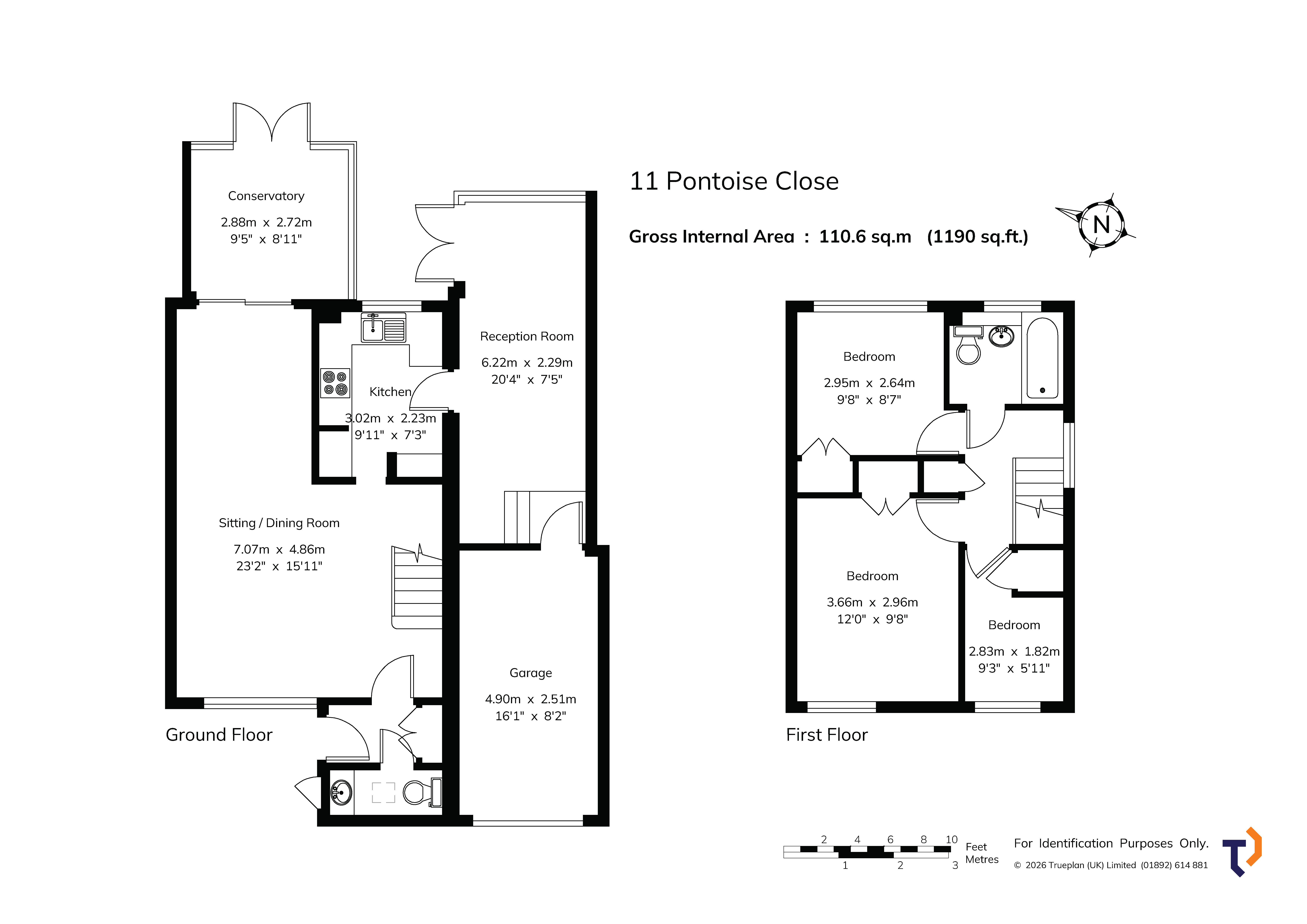 11, Pontoise Close, Kent floorplan