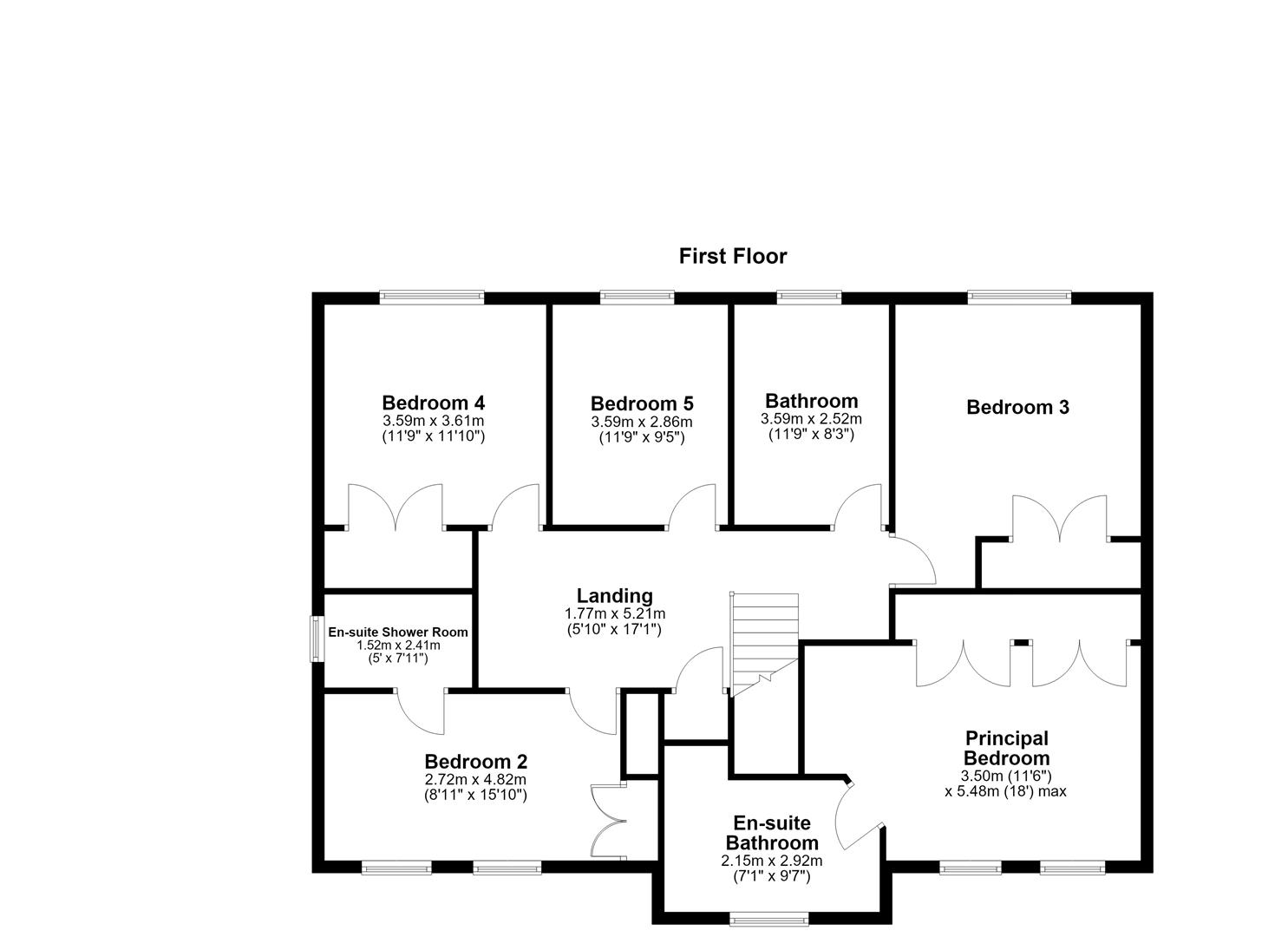 5, Foxford Grove, Pontefract floorplan