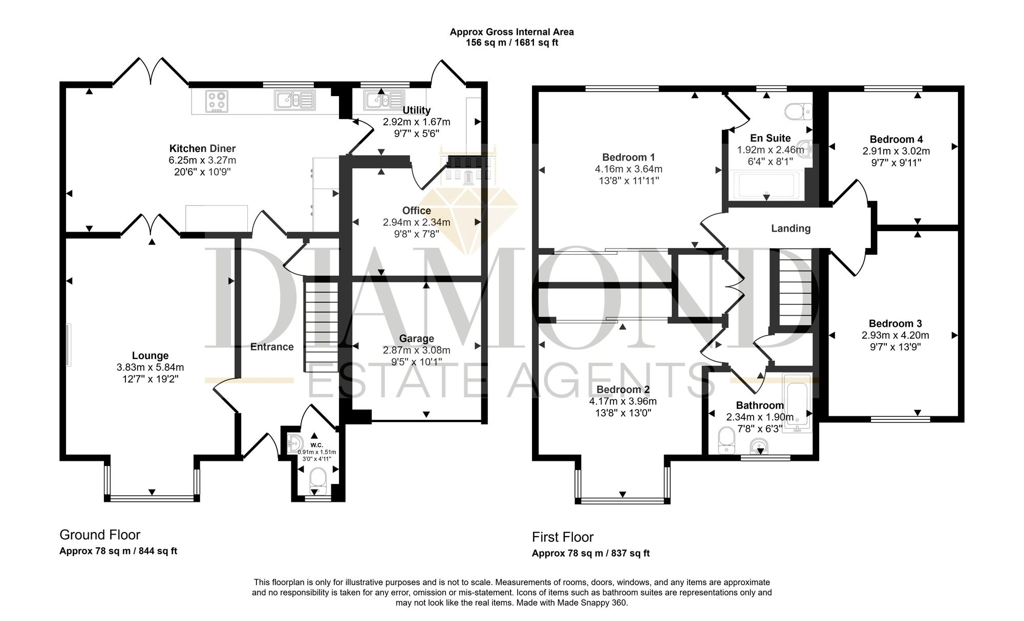 11 Threwstones Close, Tiverton floorplan