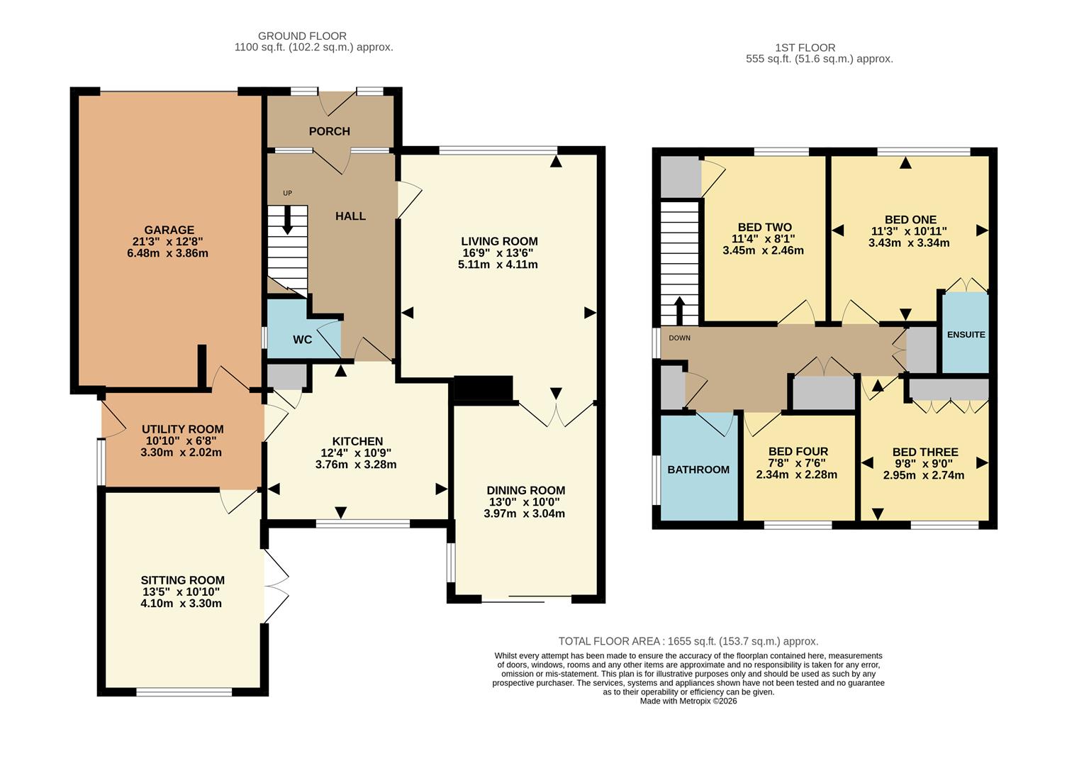 145, Pack Lane, Basingstoke floorplan