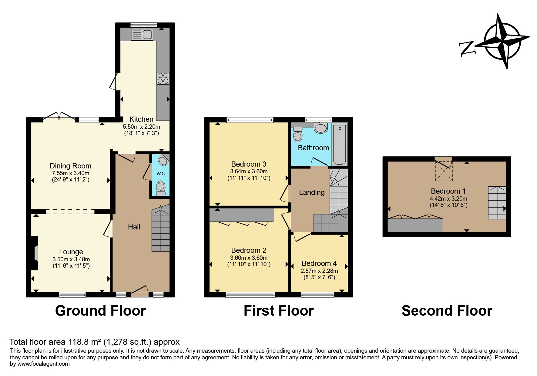 335, Loose Road, Maidstone floorplan