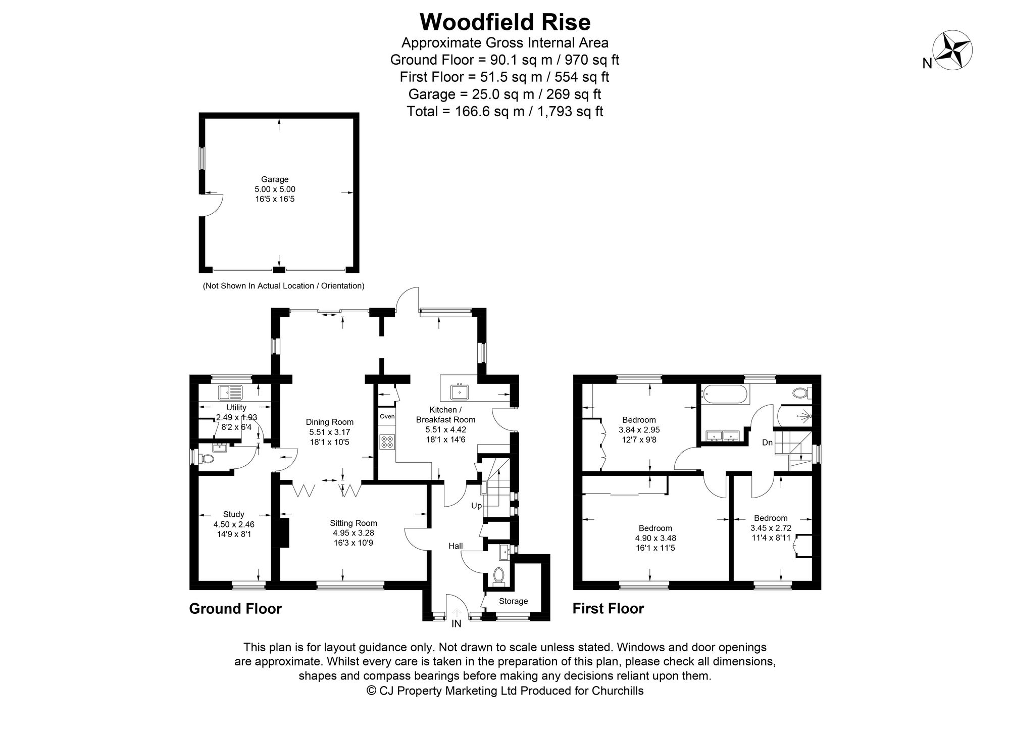 30 Woodfield Rise, Bushey floorplan
