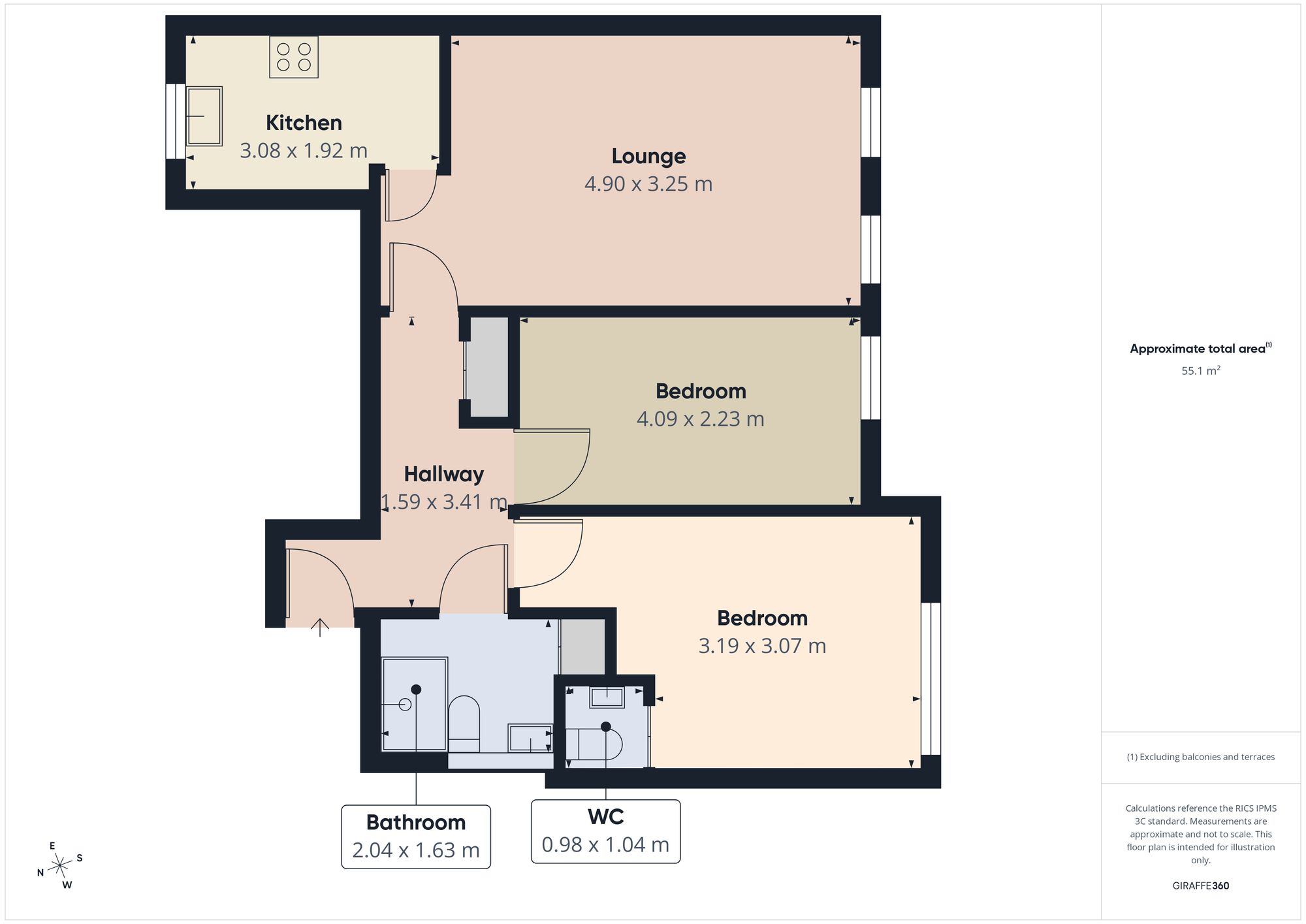 29 Woodland Mews Reid Park Road, Newcastle Upon Tyne floorplan