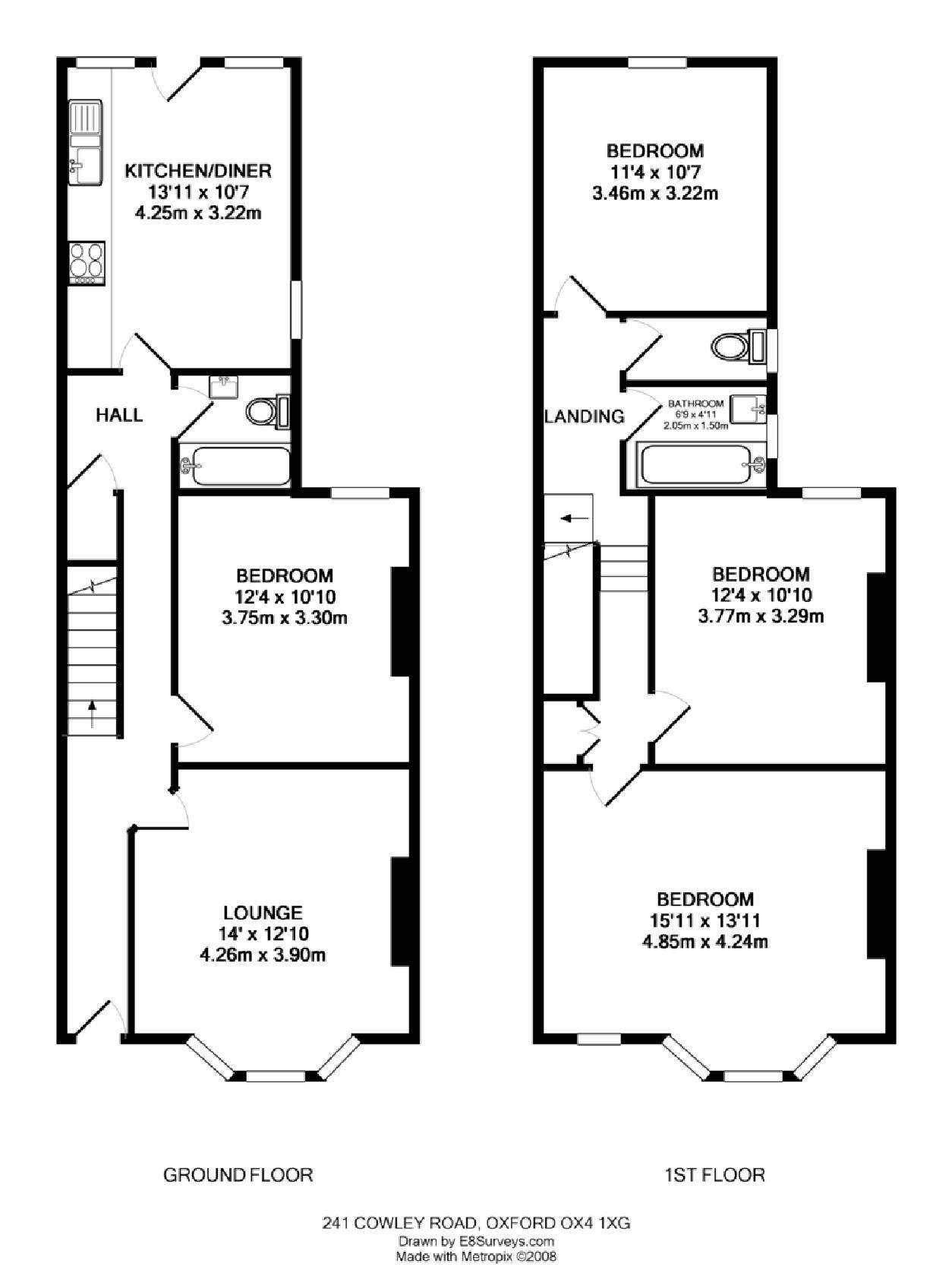 Cowley Road, Oxford floorplan