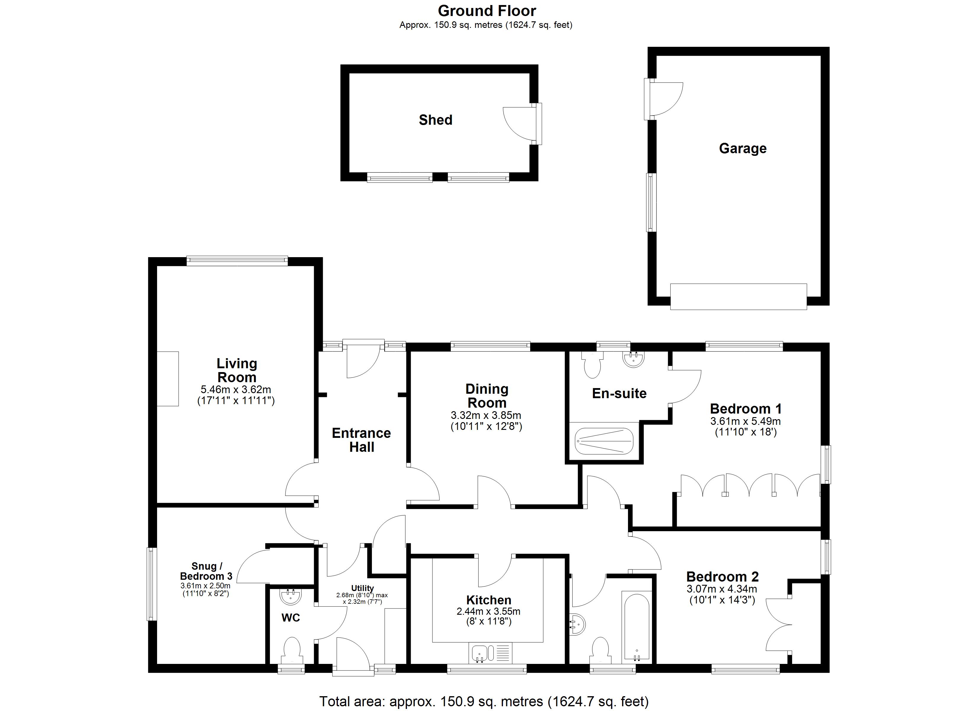 5, Hatchers Crescent, Blunsdon floorplan