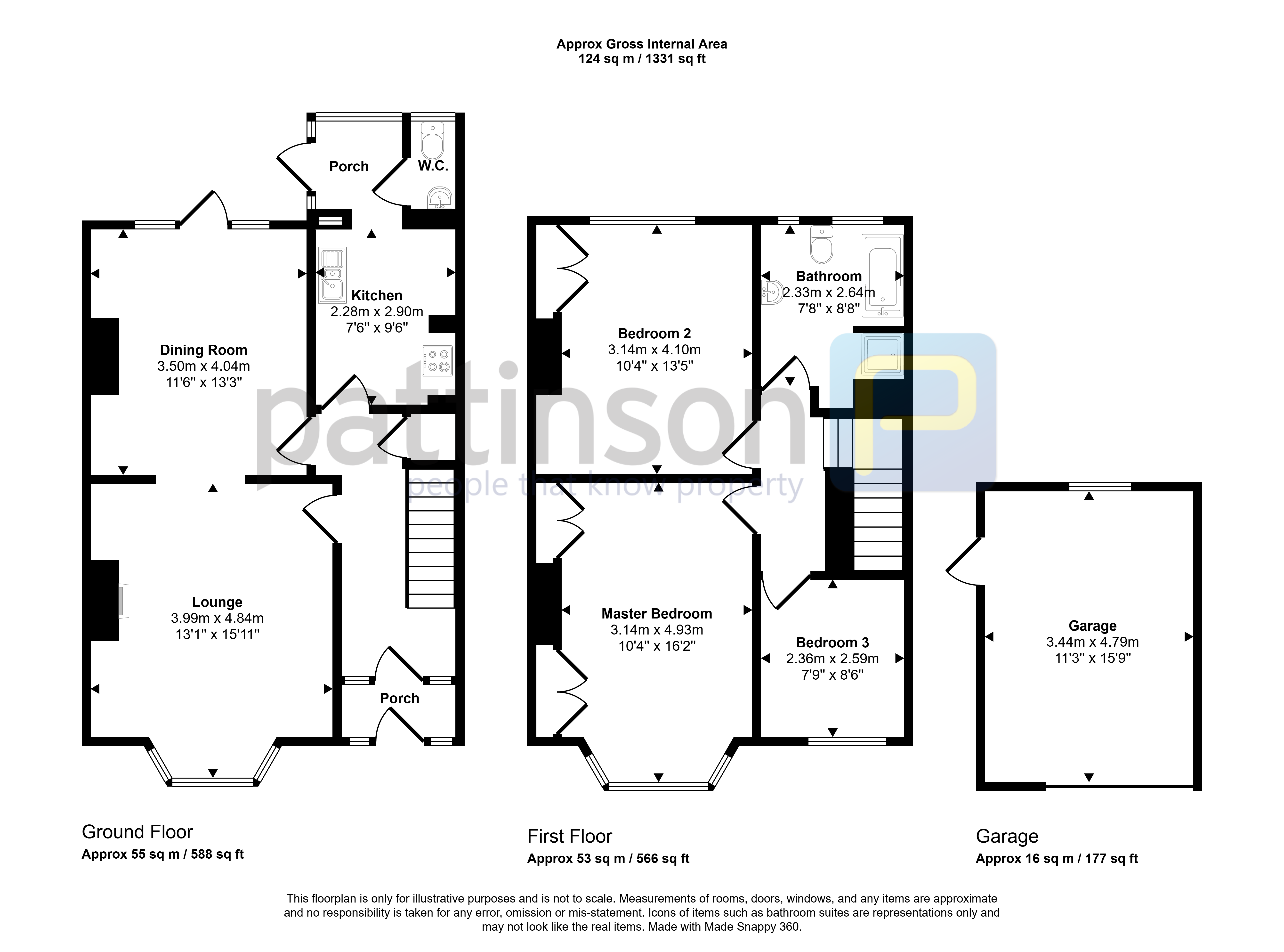 5, Bay View West, Newbiggin-by-the-Sea floorplan