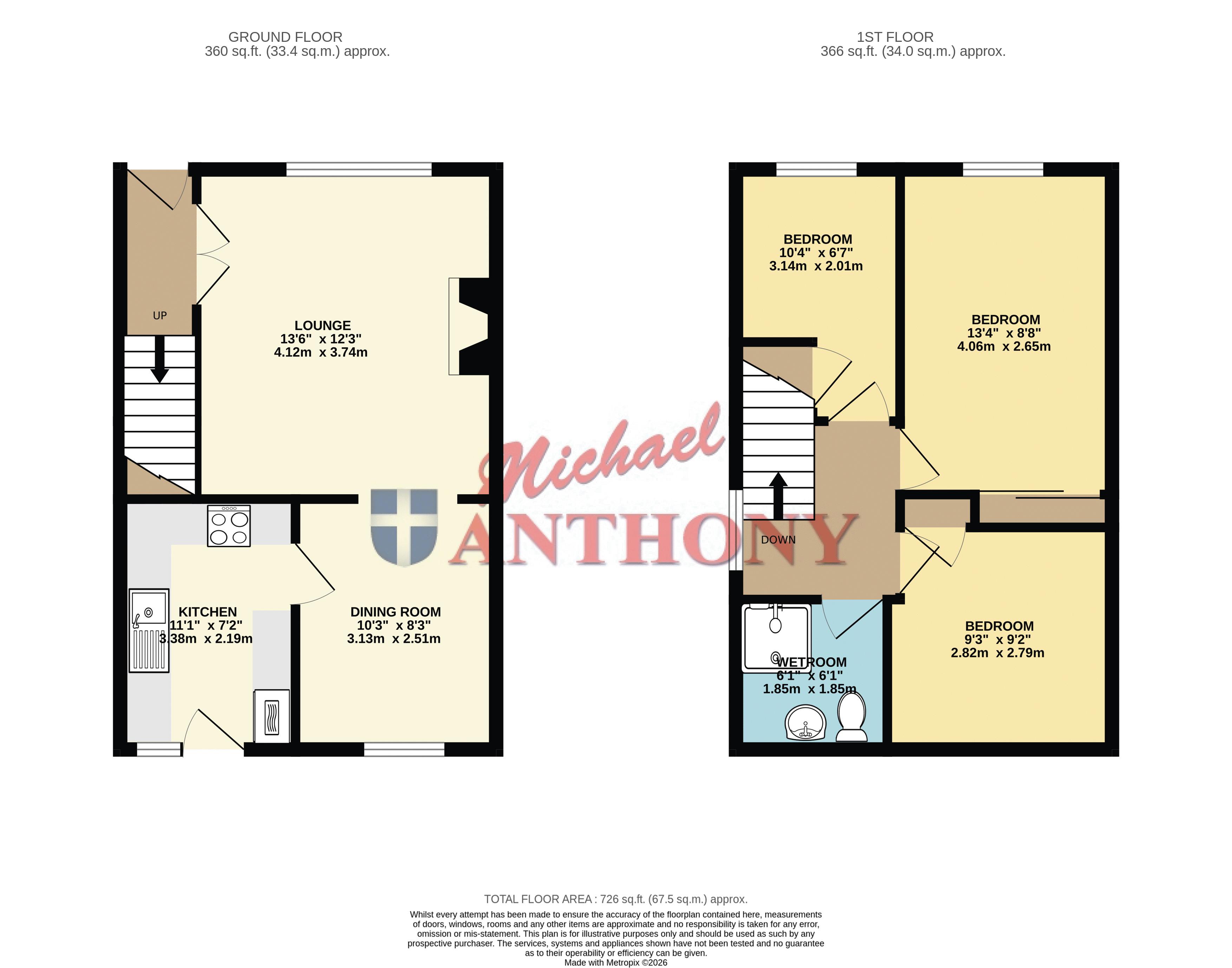 97, Hunter Drive, Milton Keynes floorplan