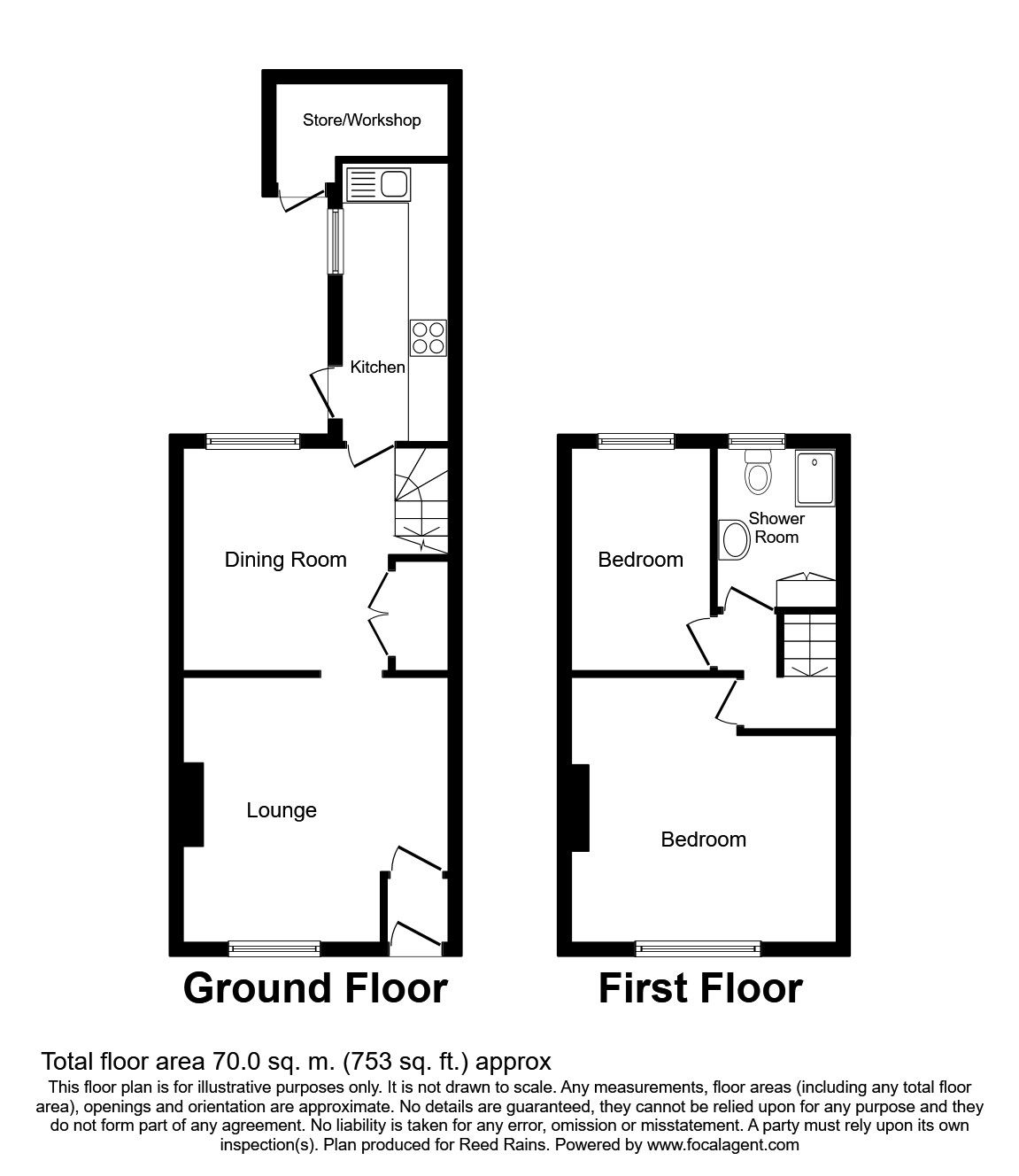 2 Bedrooms Terraced house for sale in Audenshaw Road, Audenshaw, Manchester M34