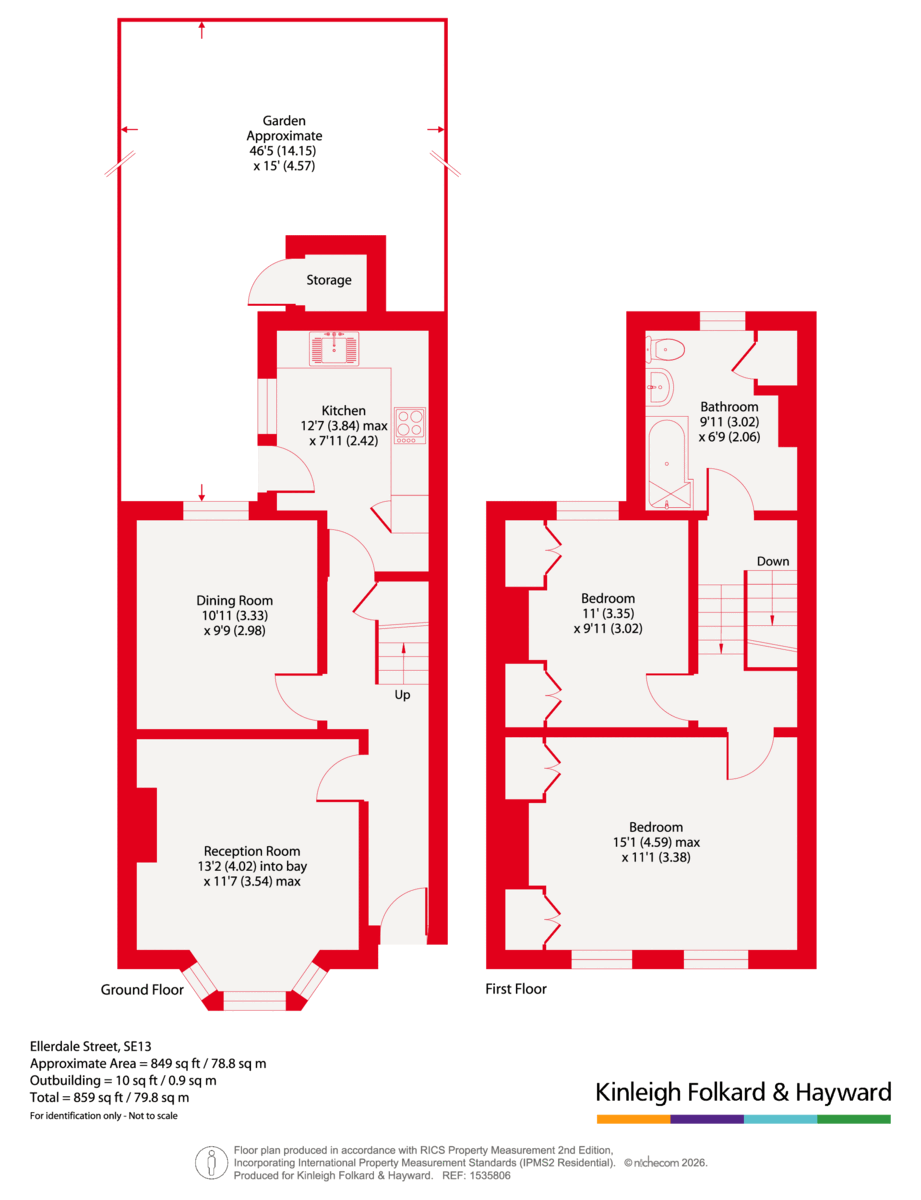 Ellerdale Street, London floorplan
